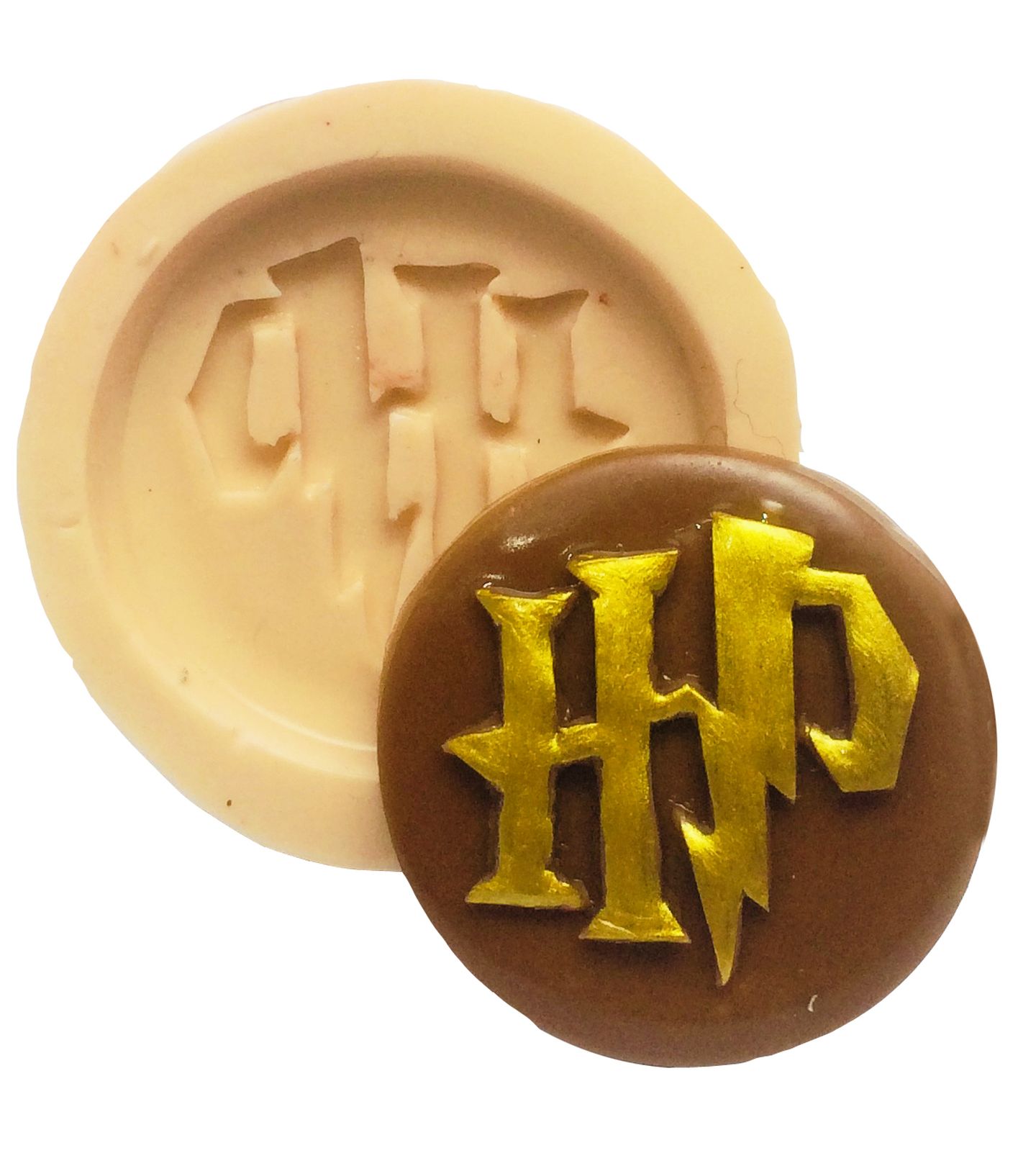 Molde de silicone - Harry Potter - Logo HP Pequeno - P211