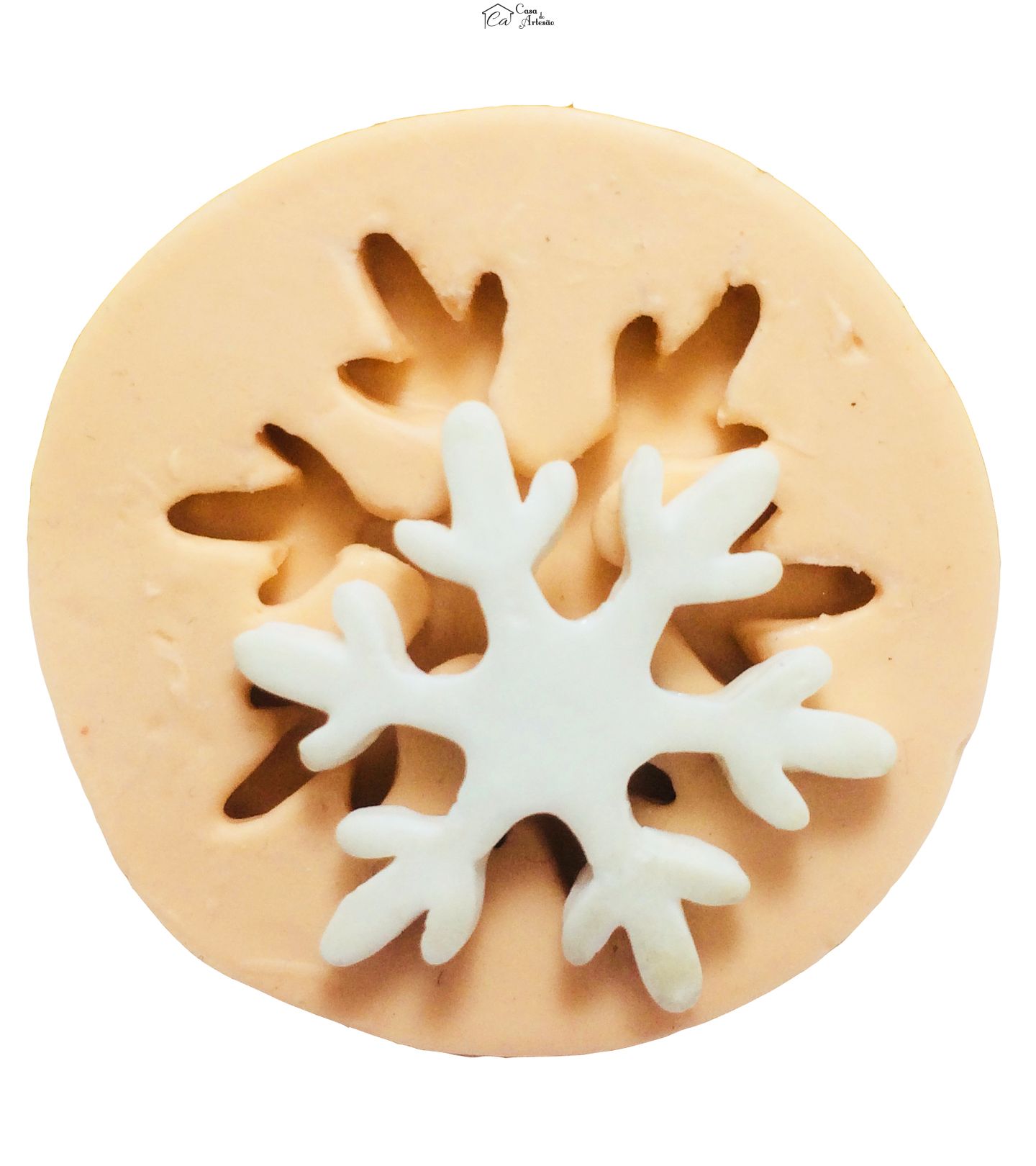 Molde de silicone - Flocos de Neve - Pq - P196