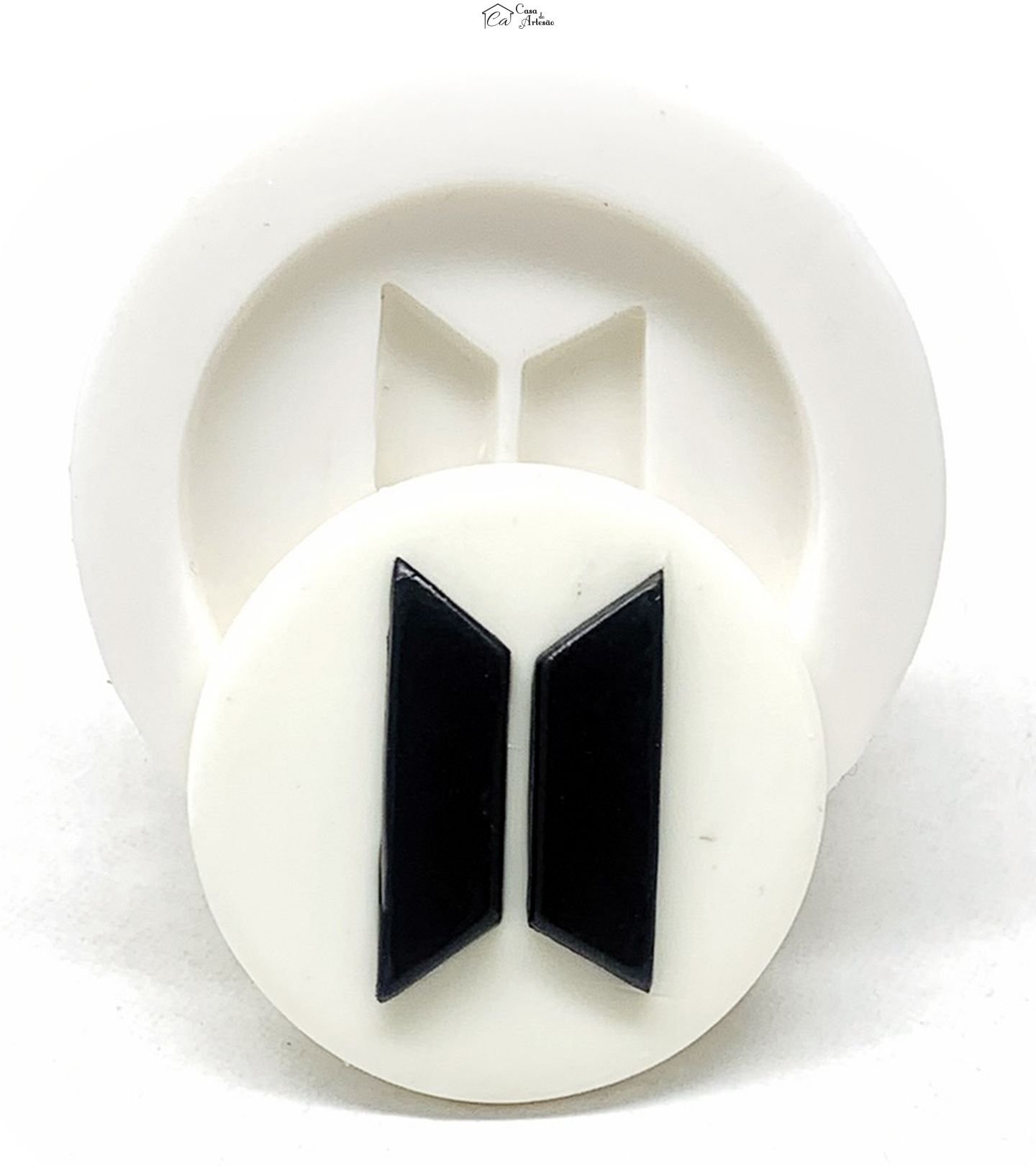 Molde de silicone - Musica - BTS - Logo - Medio - P1170