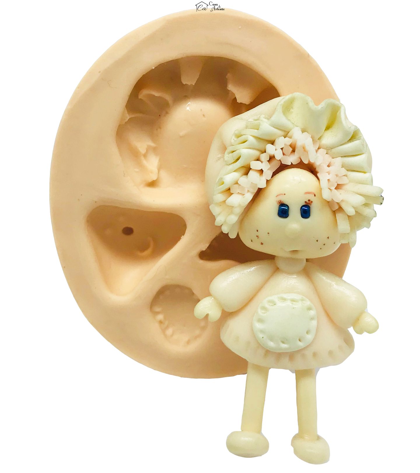 Molde de silicone - Moranguinho Media