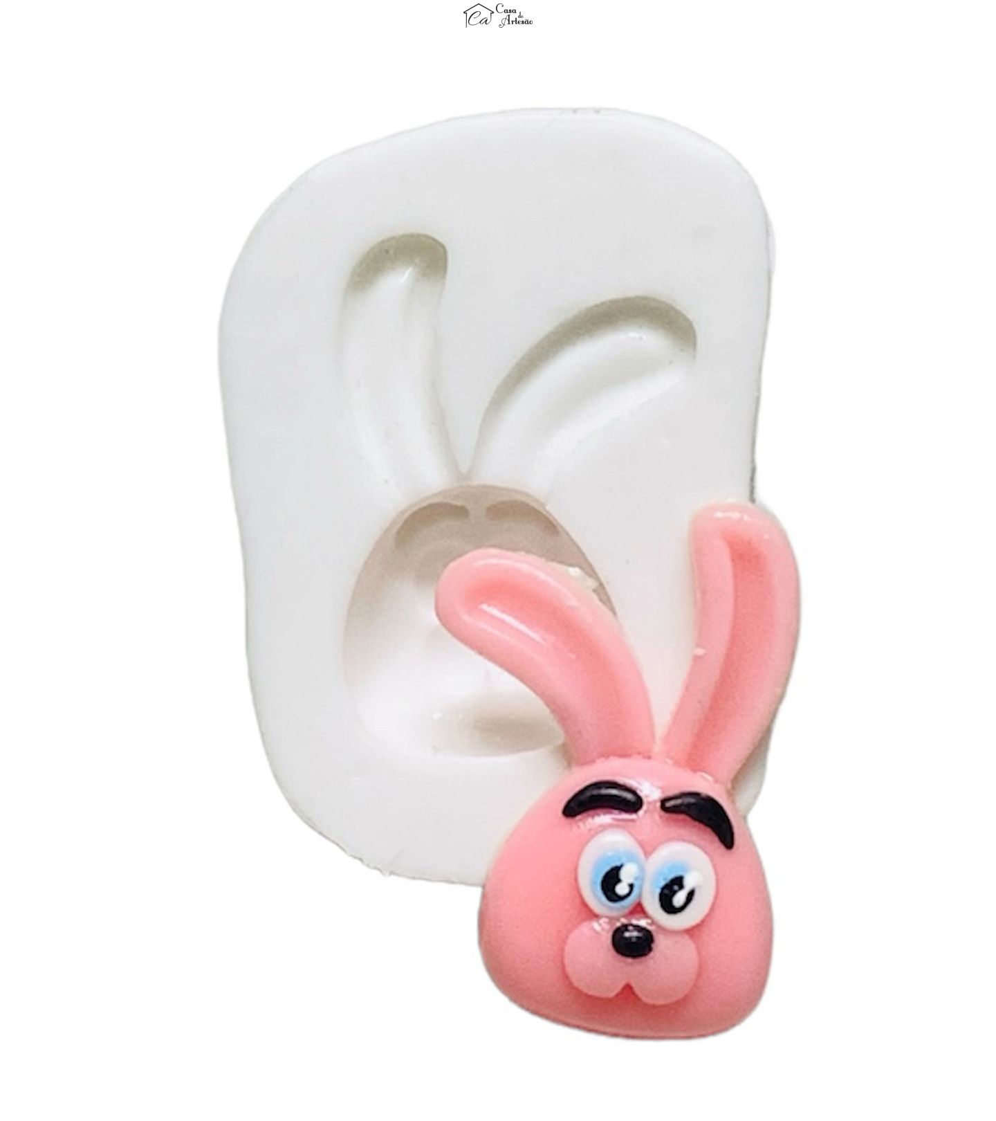 Molde de silicone - Jose Comilao - Rosto Coelho Obi - Pequeno - P1238