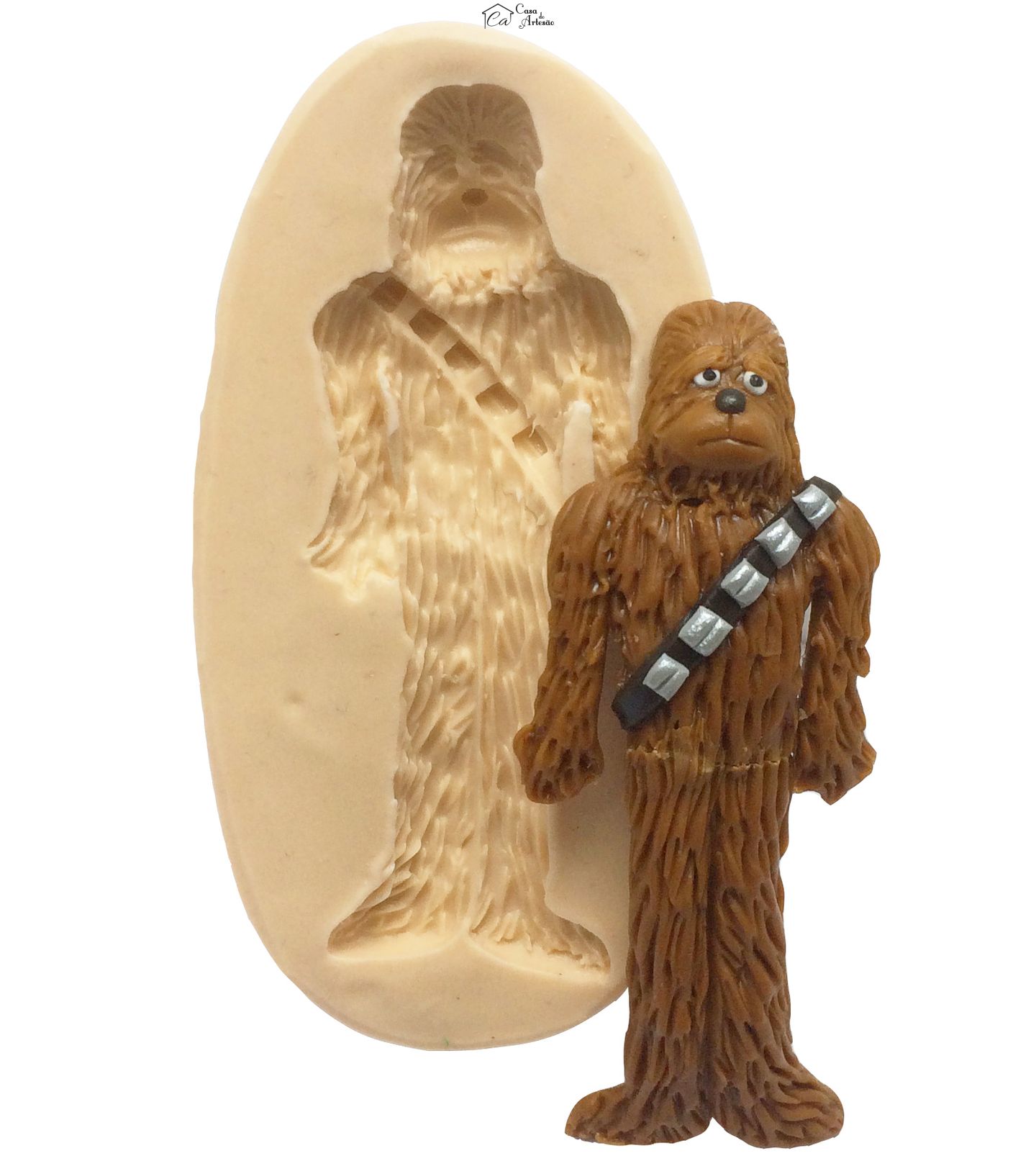 Molde de silicone - Guerra Nas Estrelas - Chewbacca - P231