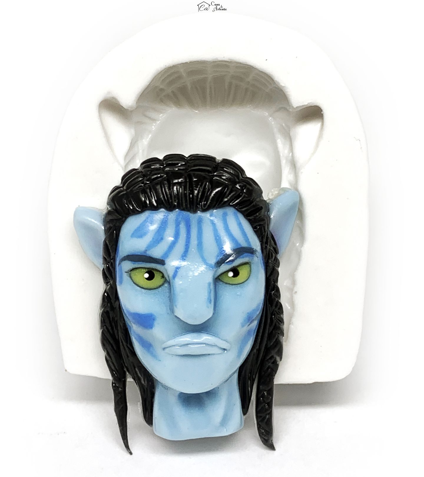 Molde de silicone - Avatar - Rosto Jake - Grande - P1181