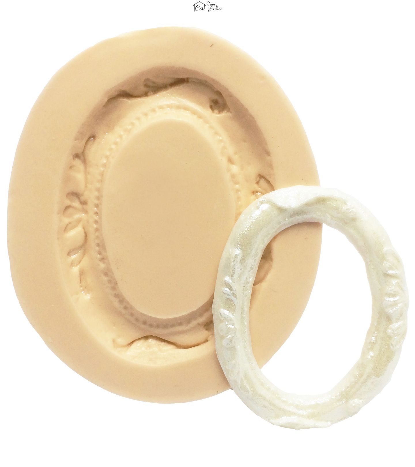 Molde de silicone - Moldura Media - Mod. 01 - P330