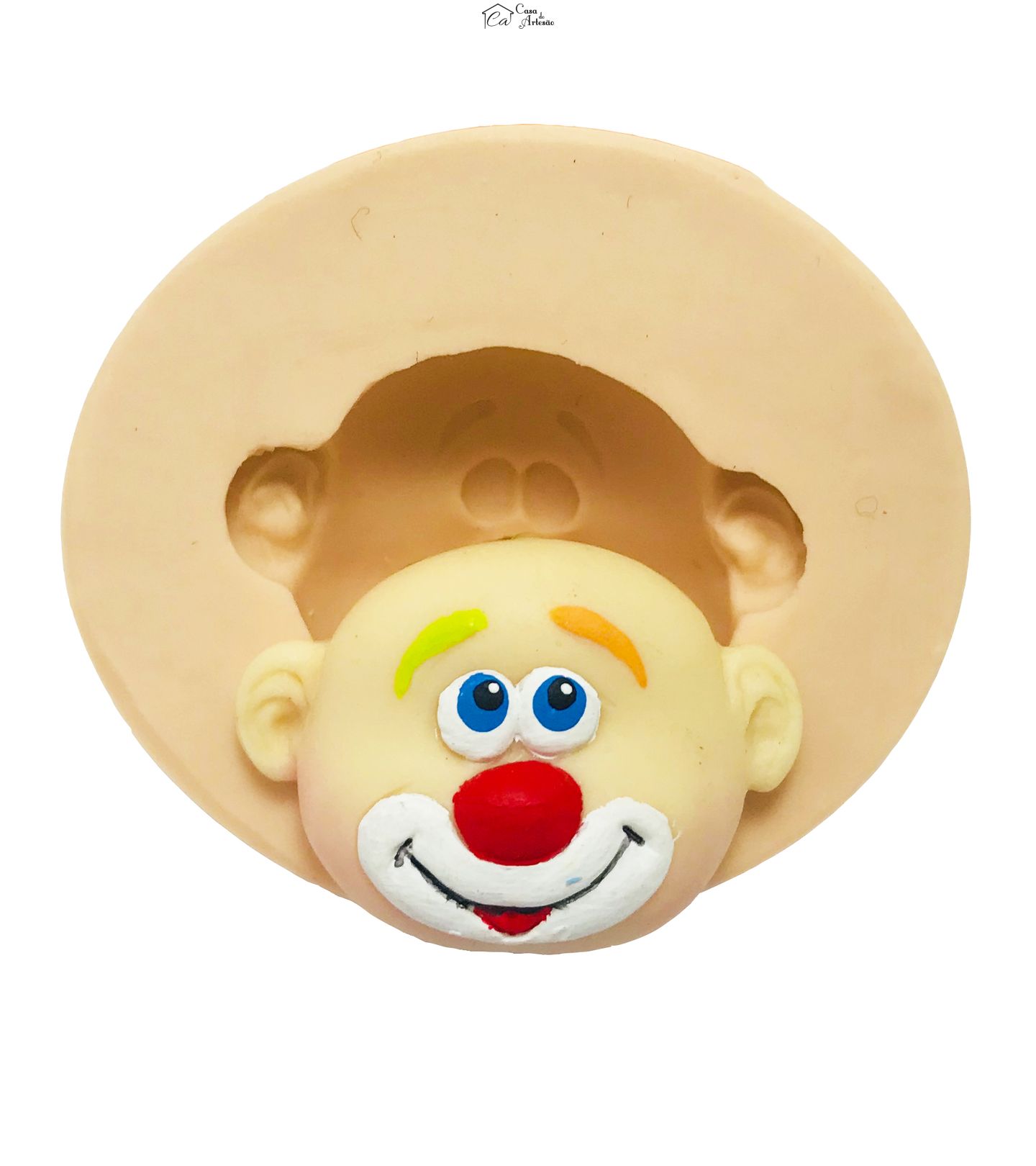 Molde de silicone - Rosto Palhaço