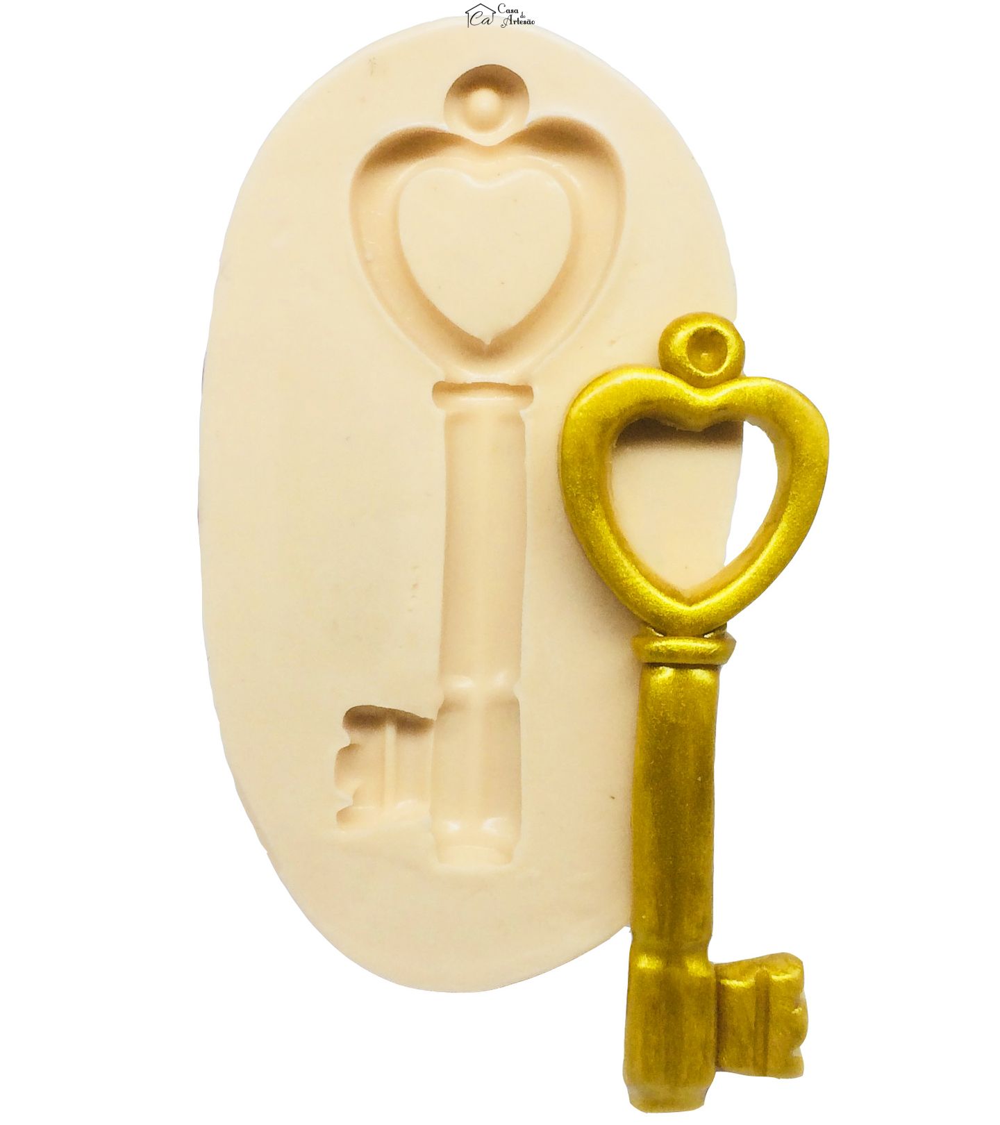 Molde de silicone - Alice no País das Maravilhas - Chave Grande - P268