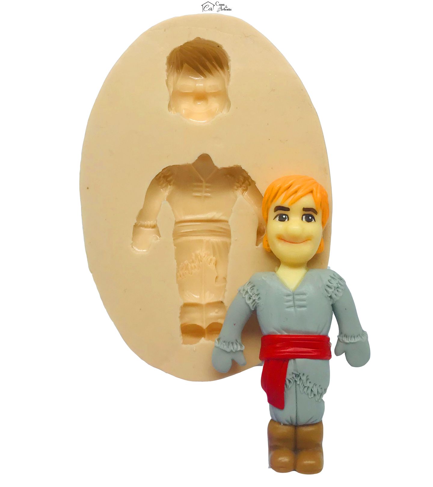 Molde de silicone - Frozen - Kristoff