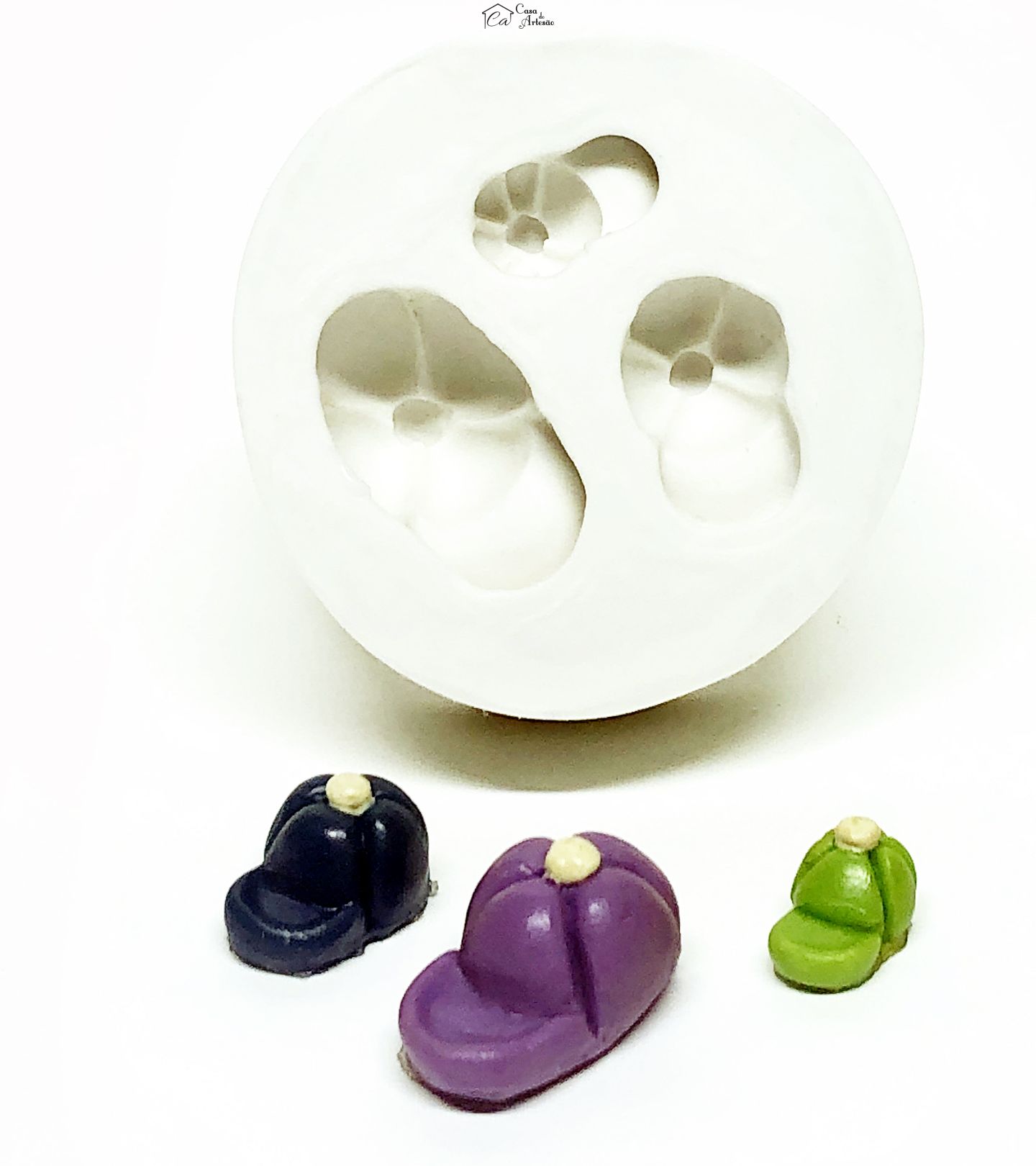 Molde de silicone - Bonés (3)