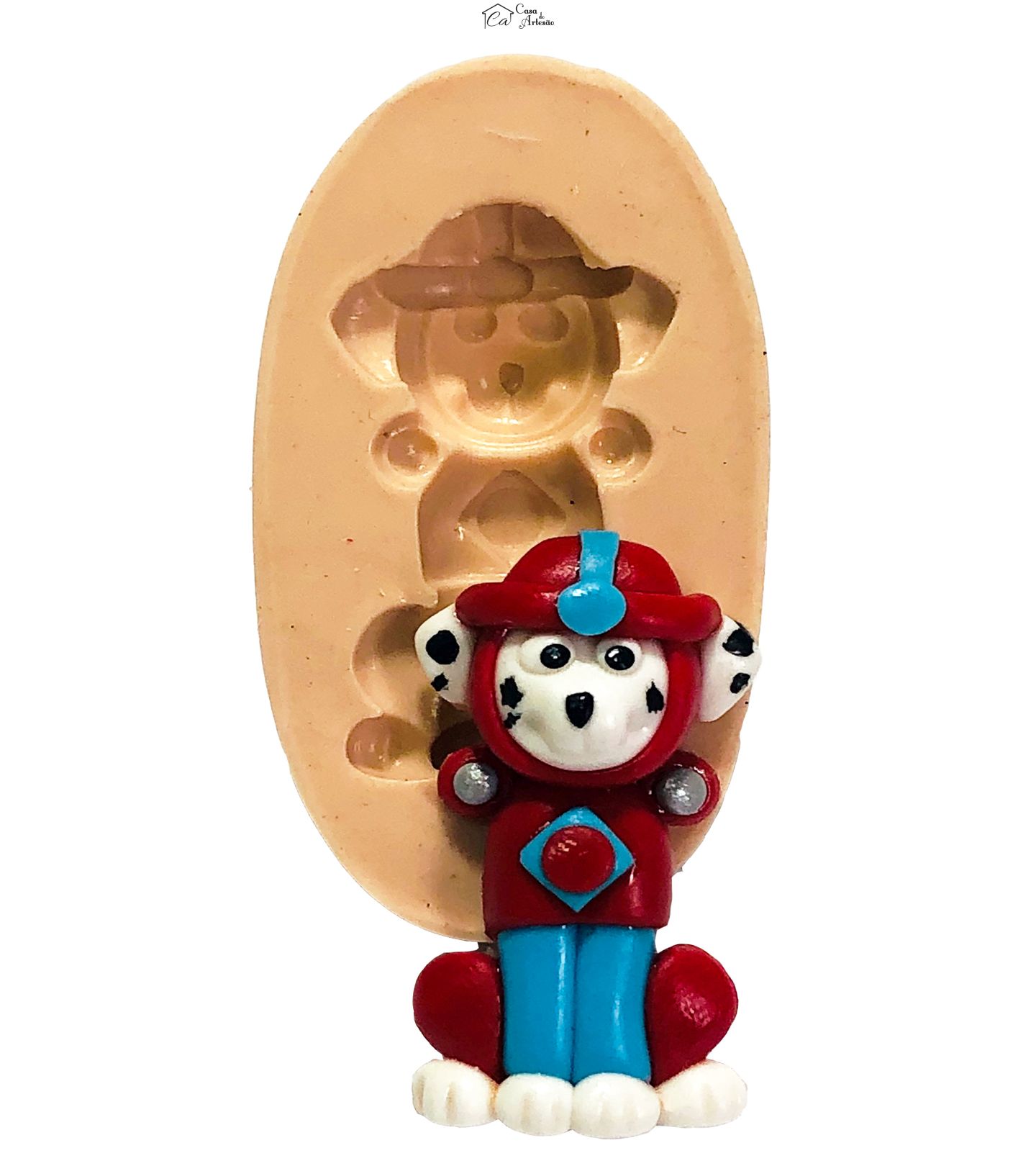 Molde de silicone - Patrulha Canina Aquatica - Marshall - Medio - P711