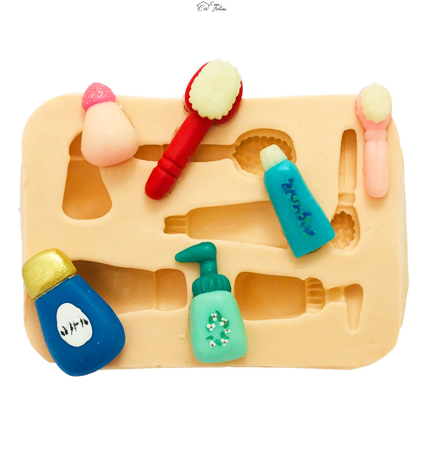 Molde de silicone - Kit Banheiro - P28