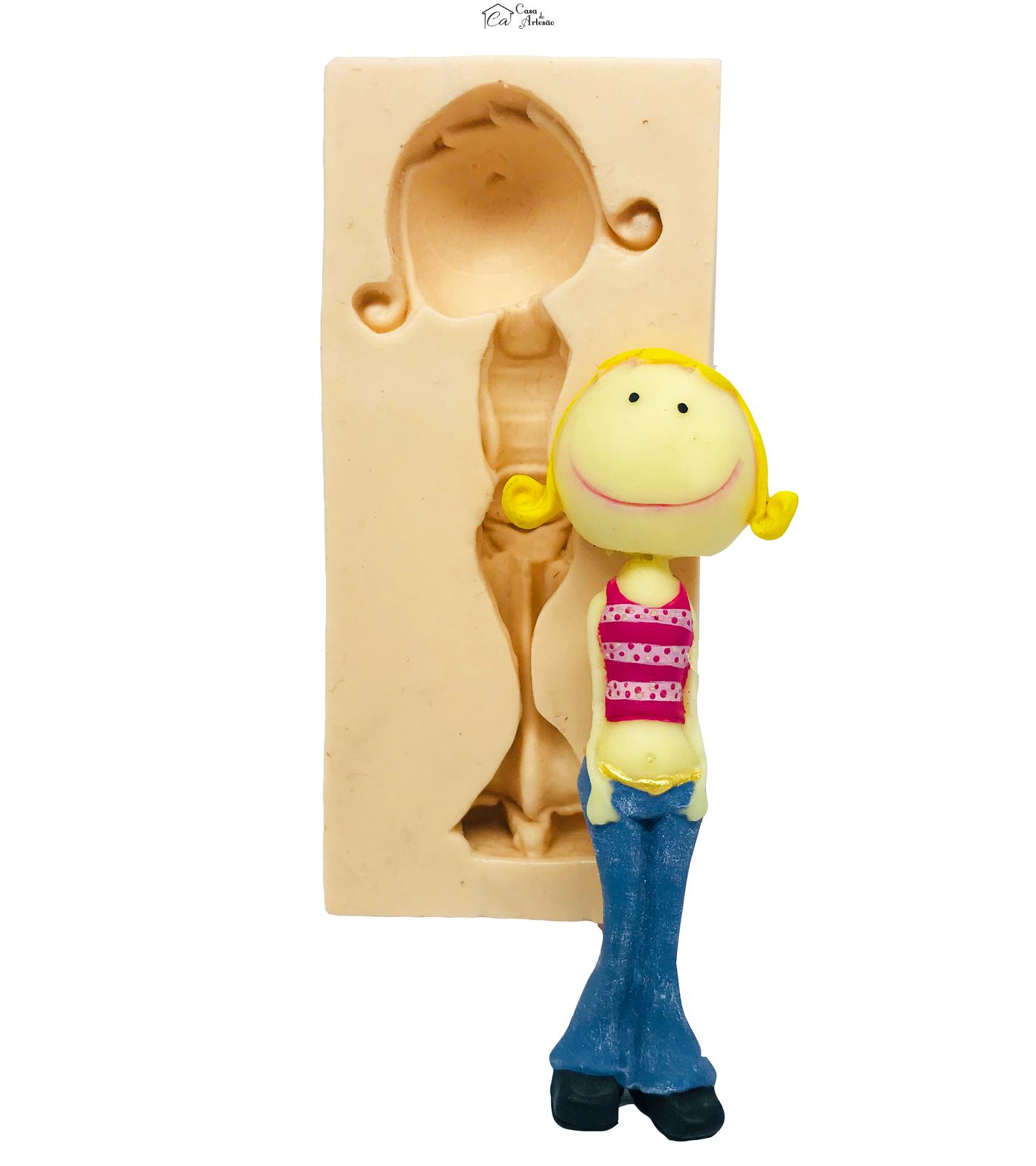 Molde de silicone - Menina - P57