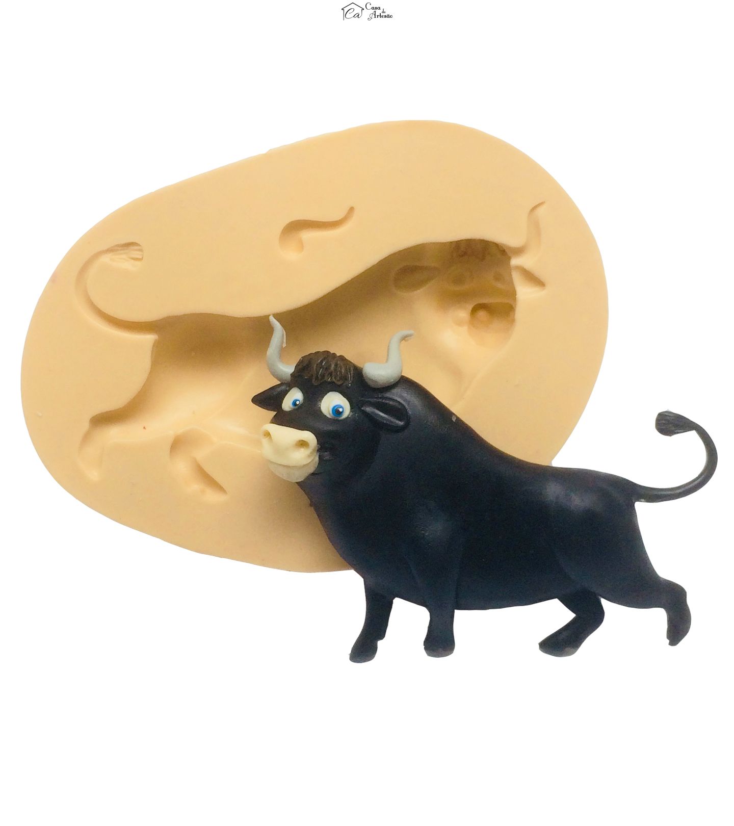 Molde de silicone - Touro Ferdinando - Grande - P365