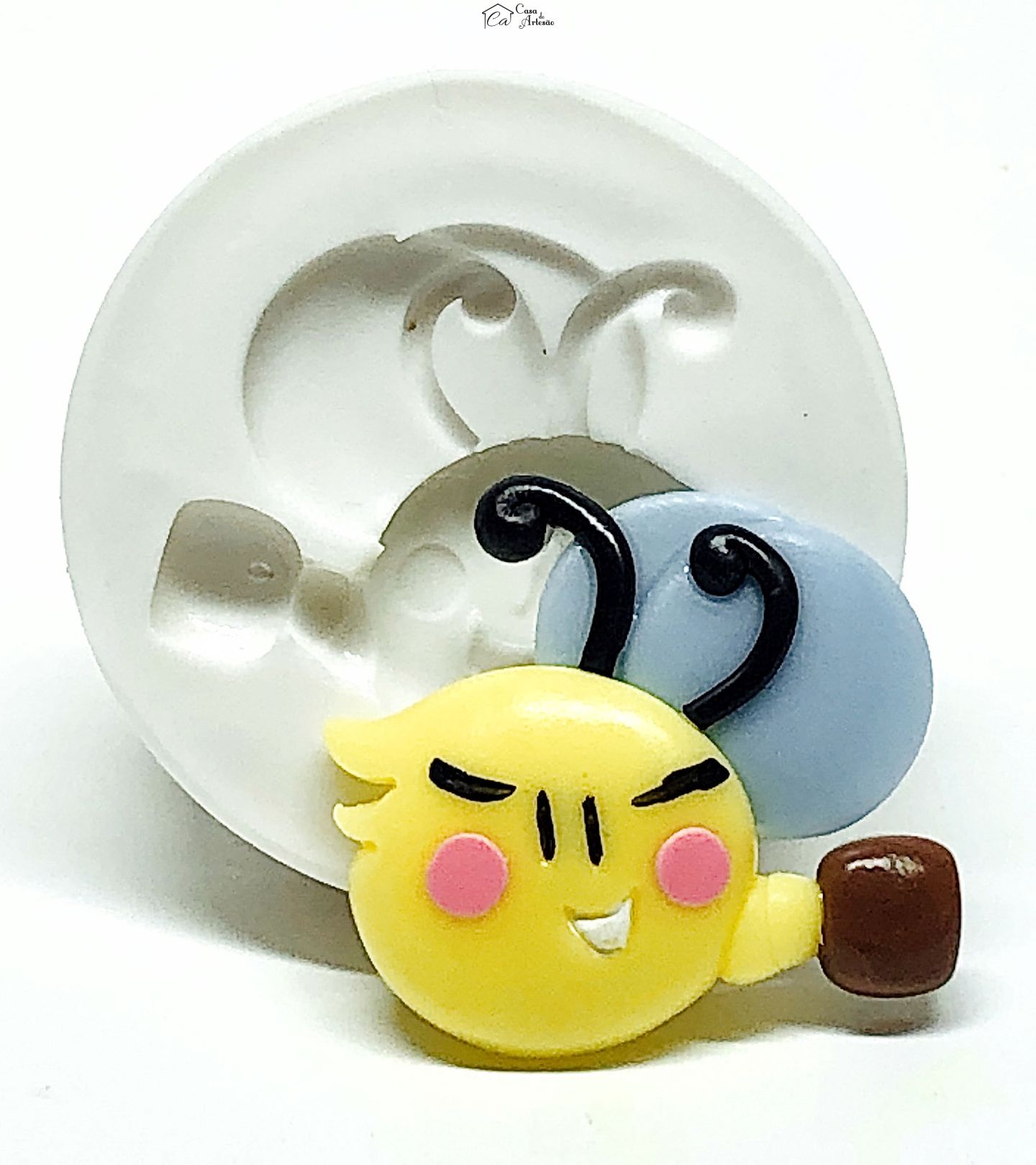 Molde de silicone - Jacarelvis - B.B.Queen - Media - P948