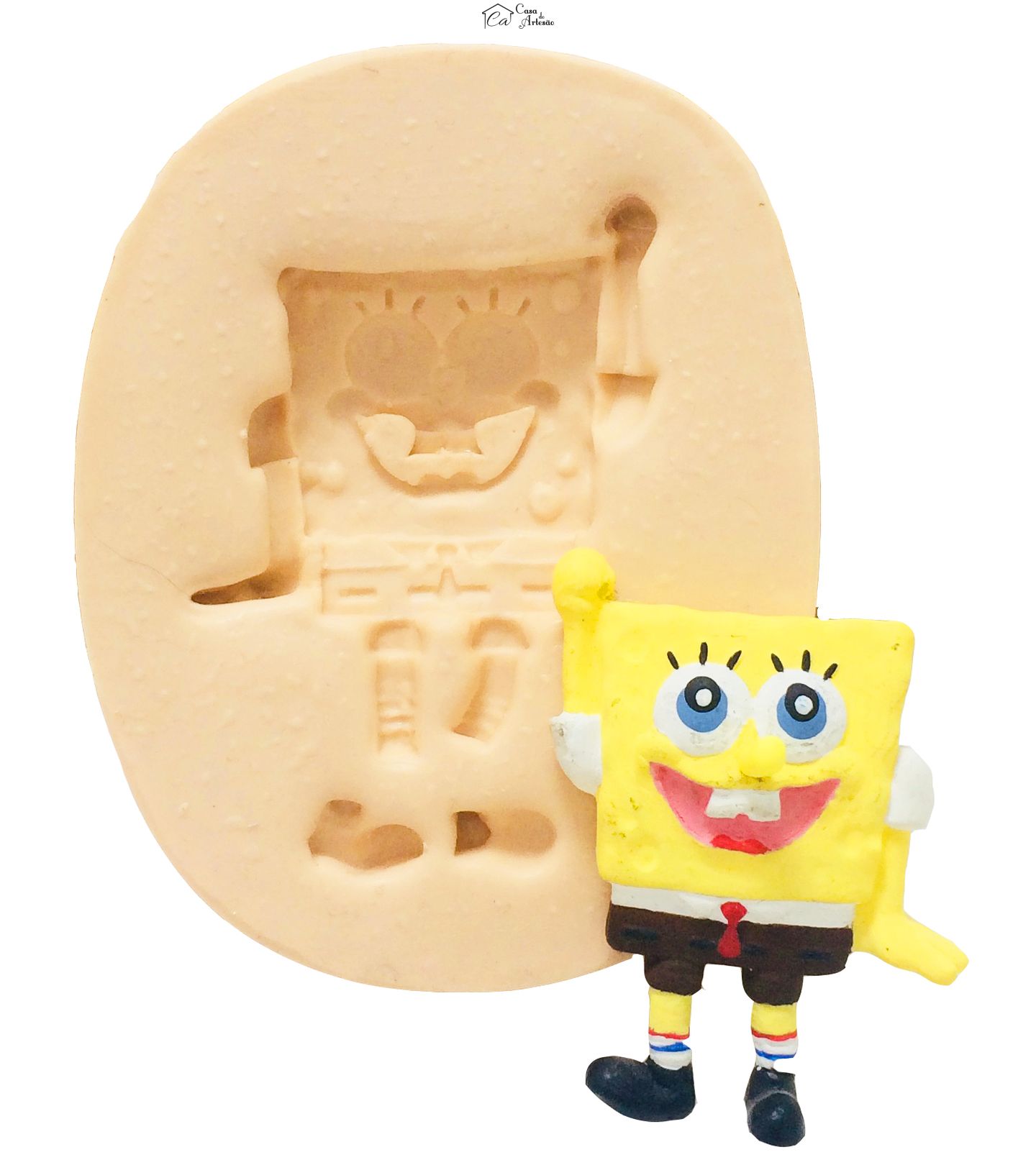 Molde de silicone - Bob Esponja