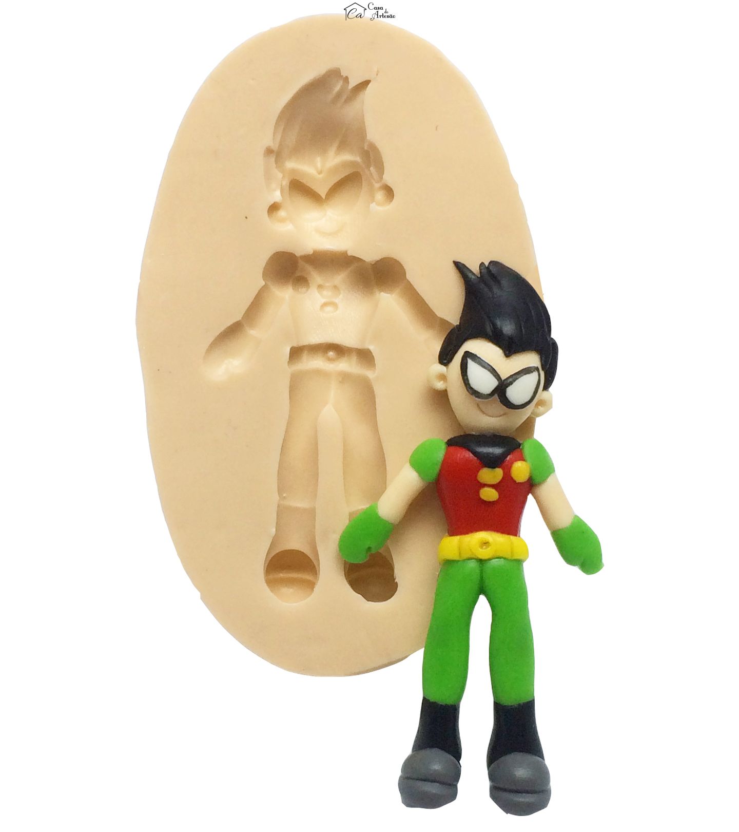 Molde de silicone - Jovens Titãs - Robin - P242