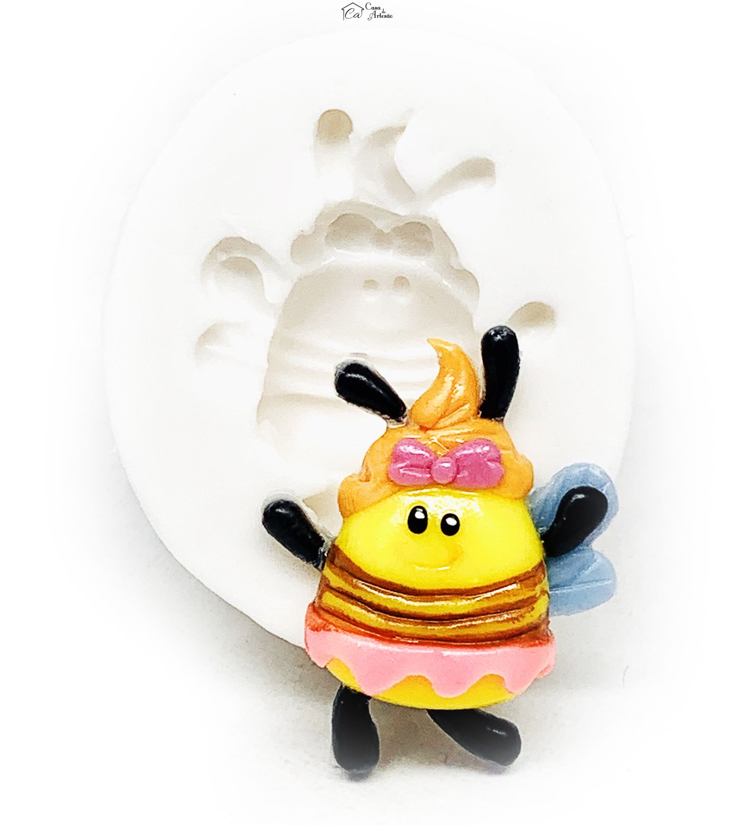 Molde de silicone - Kamalu e sua Turma - Mel - Pequena - P1165