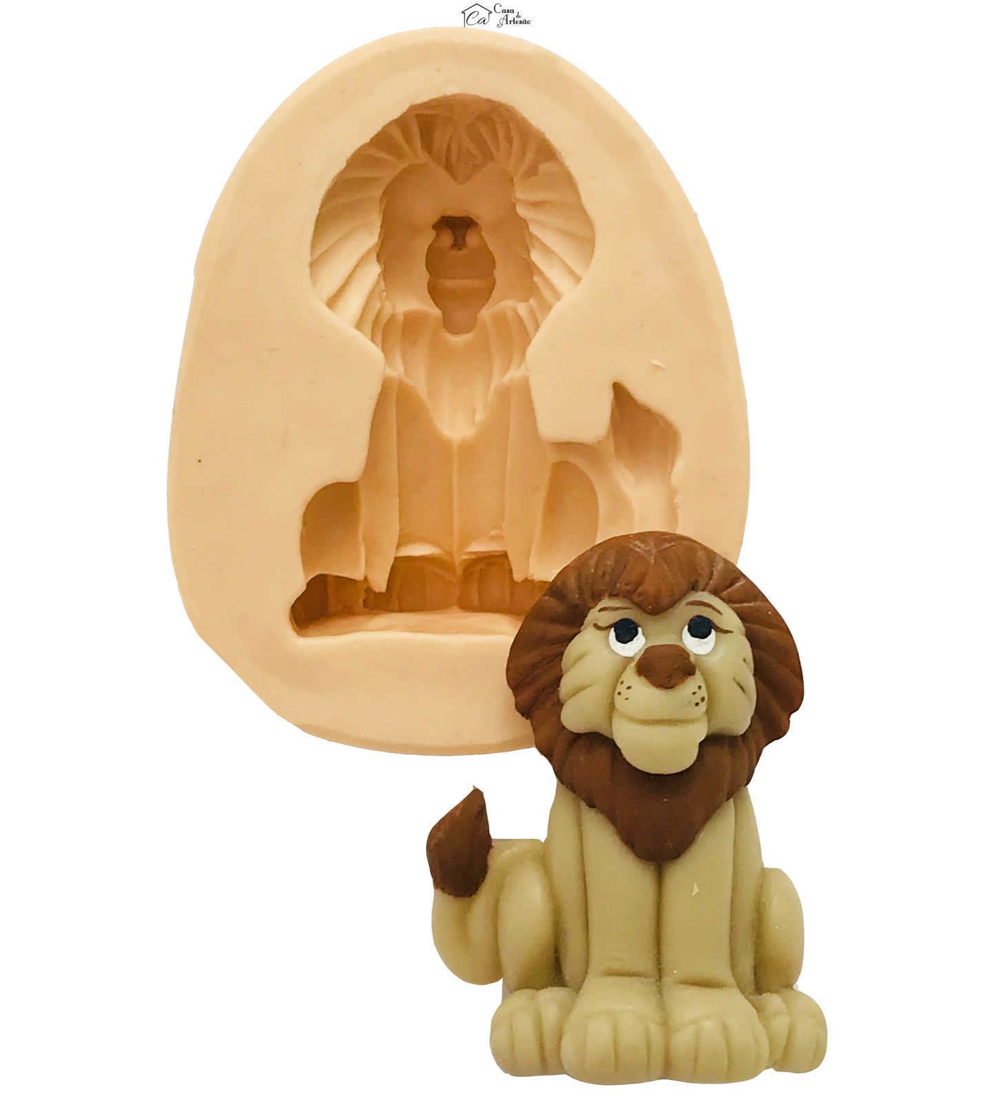 Molde de silicone - Leao