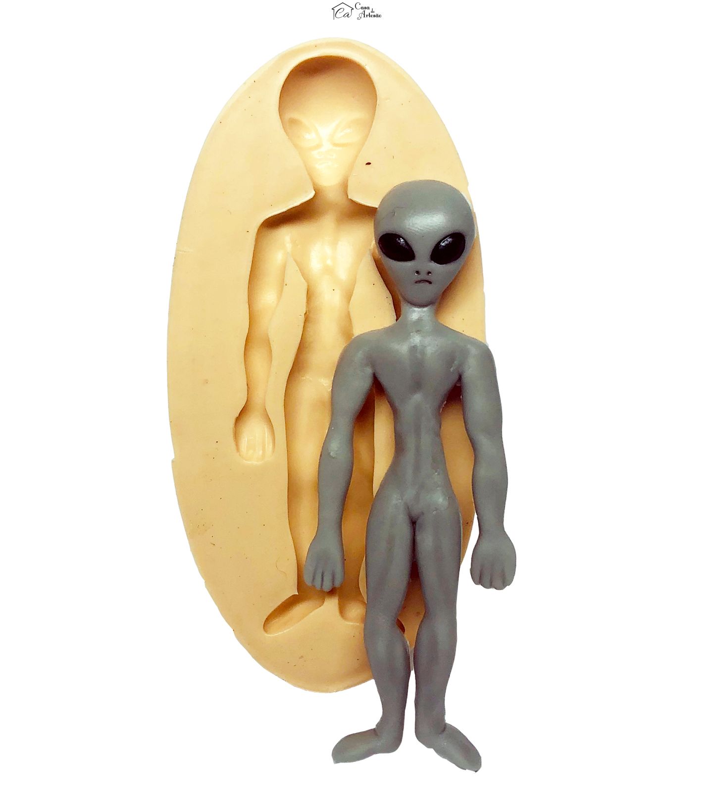 Molde de silicone - Alien - Grande - P738