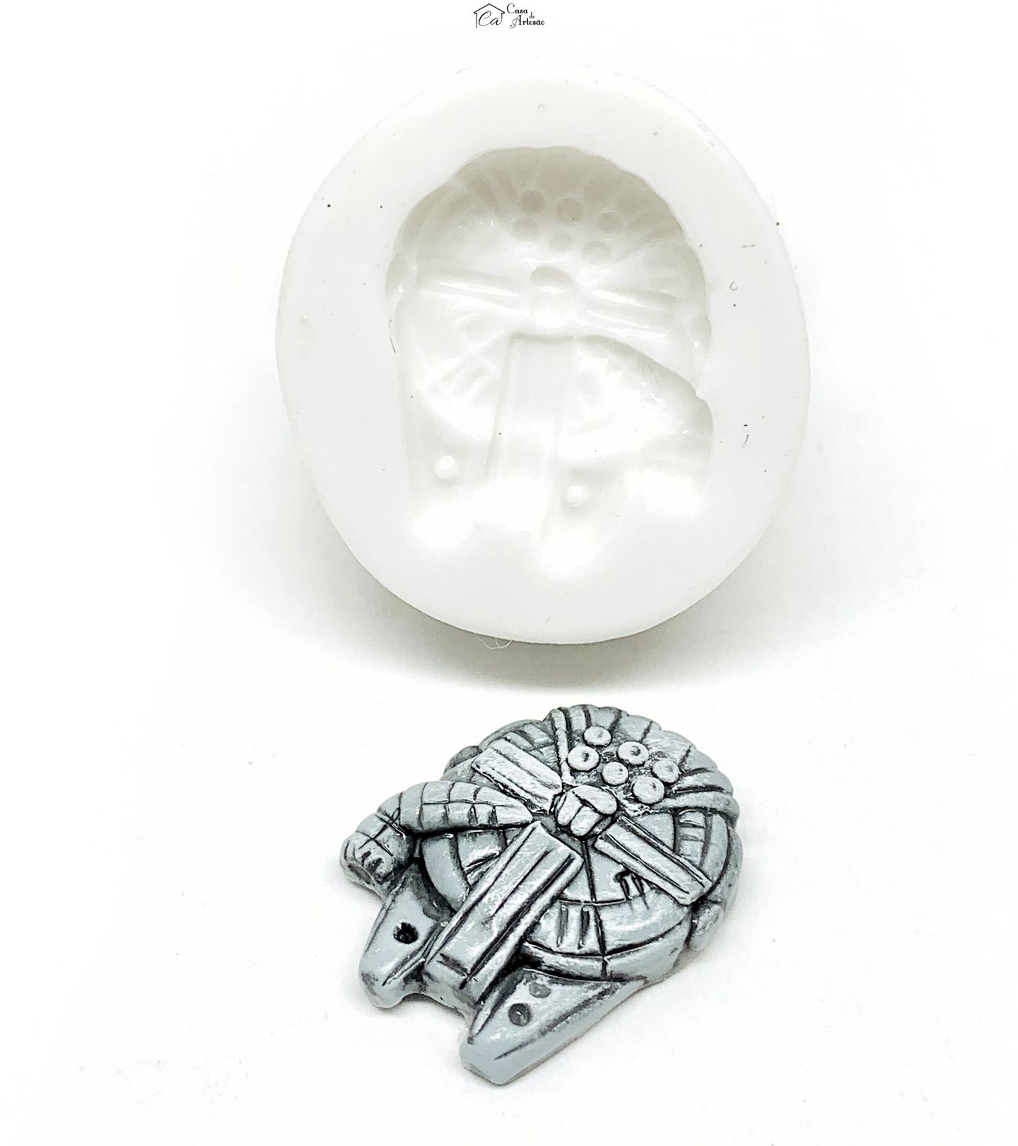 Molde de silicone - Guerra nas Estrelas - Millennium Falcon - Pequena - P1211