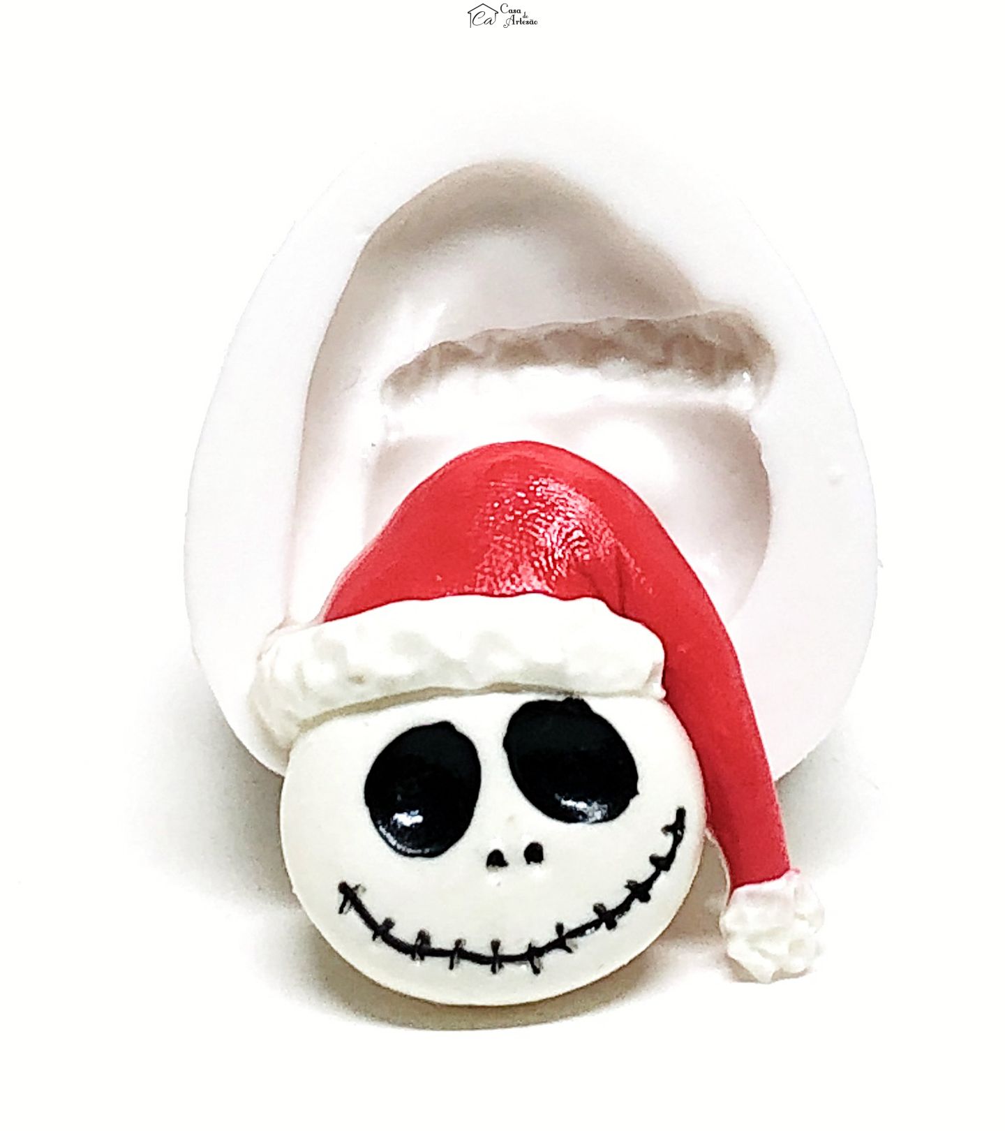 Molde de silicone - O Estranho Mundo de Jack - Rosto Jack - Pequeno - P1103