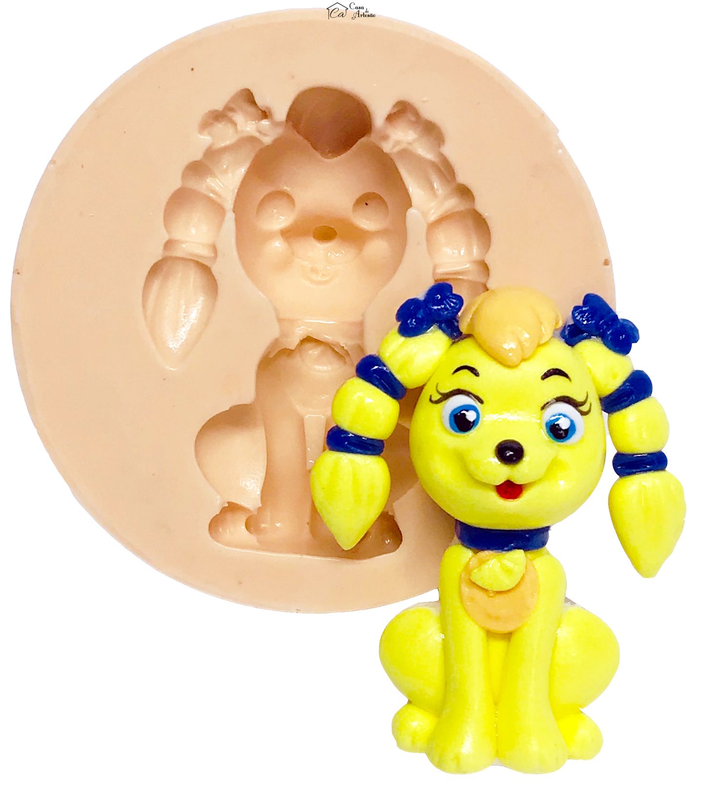 Molde de silicone - Moranguinho - Pet da Gotinha de Limão - Grande - P526