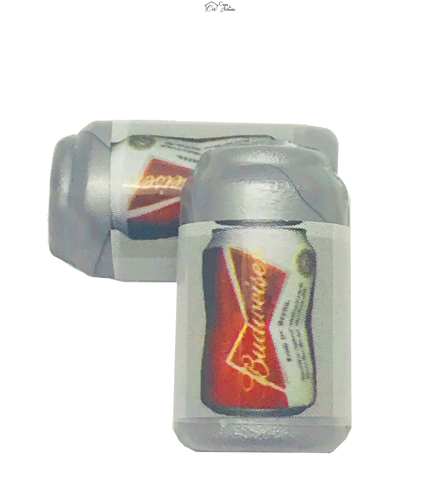 Miniaturas - Lata - Budweiser - (1/2 lata) - Emb c/ 10