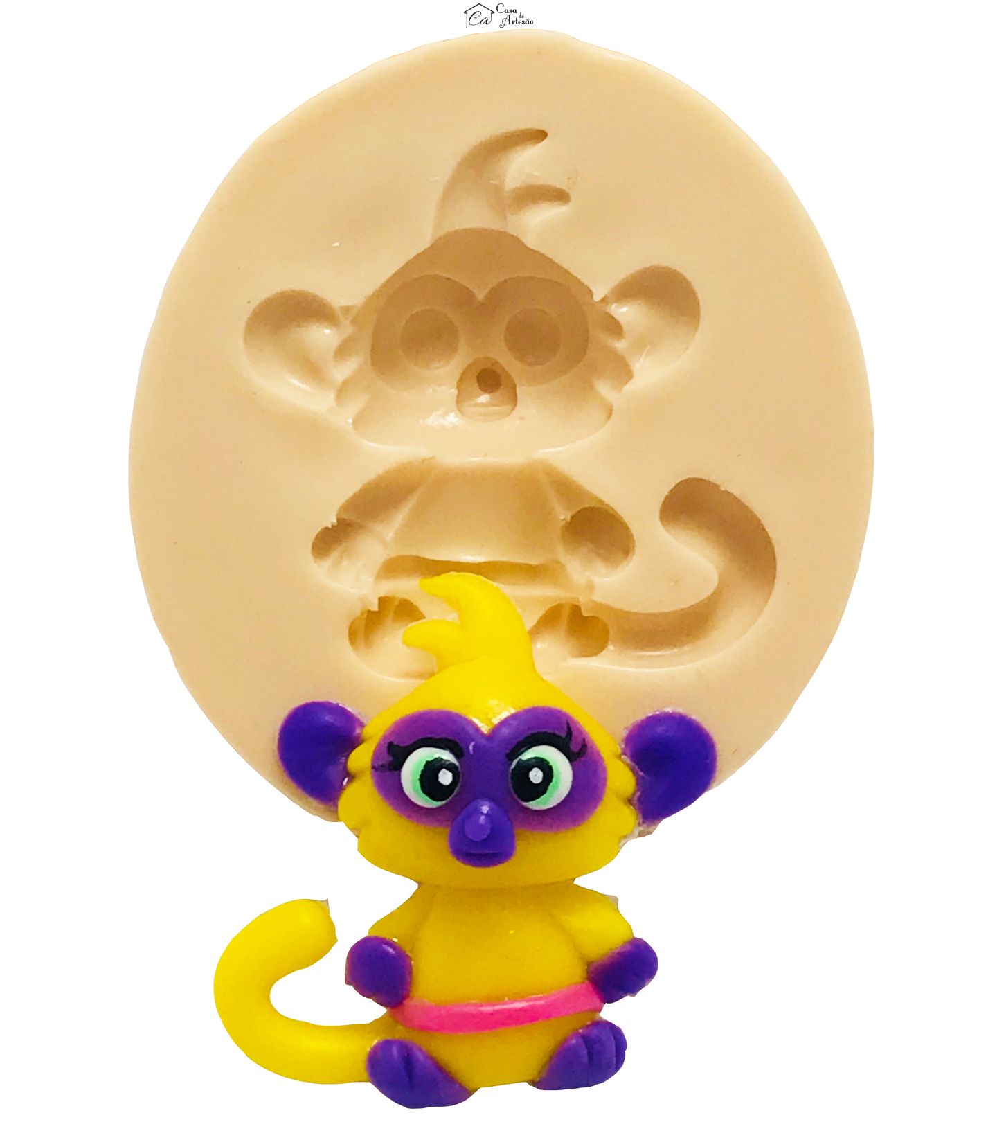 Molde de silicone - Shimmer e Shine - Tala - Medio - P440