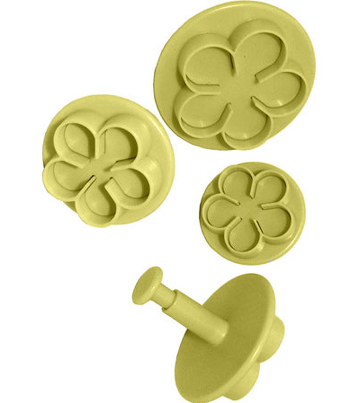 Cortador Blue Star - Ejetores de Flores - c/ 4 - Cod.8423