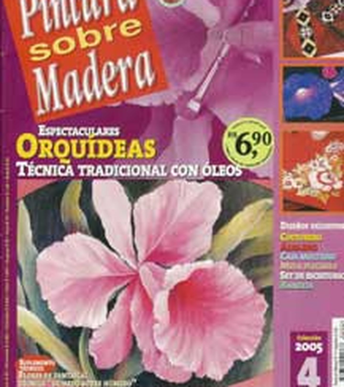Revista - Ed.Bienvenidas - Arg - Pintura Madera - nº 04