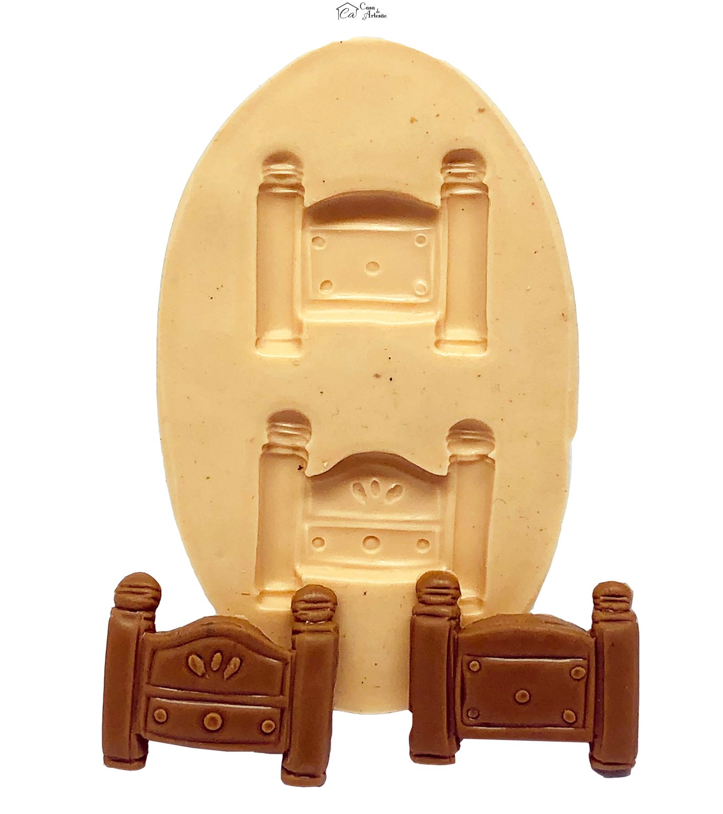 Molde de silicone - Cabeceira - Mod.02 - Pequena - P756