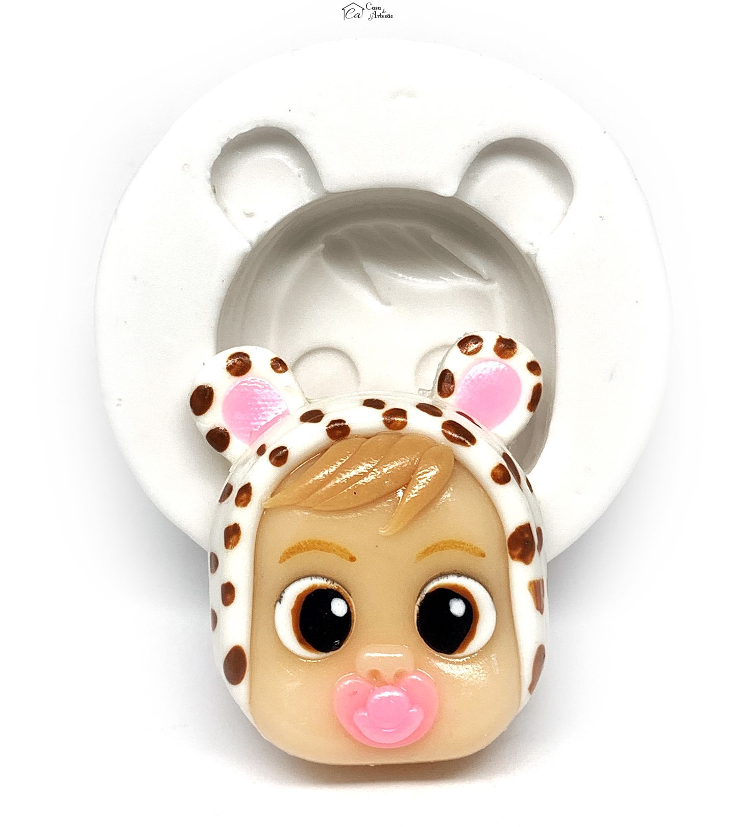 Molde de silicone - Cry Babies - Rosto Lea - Grande - P1185