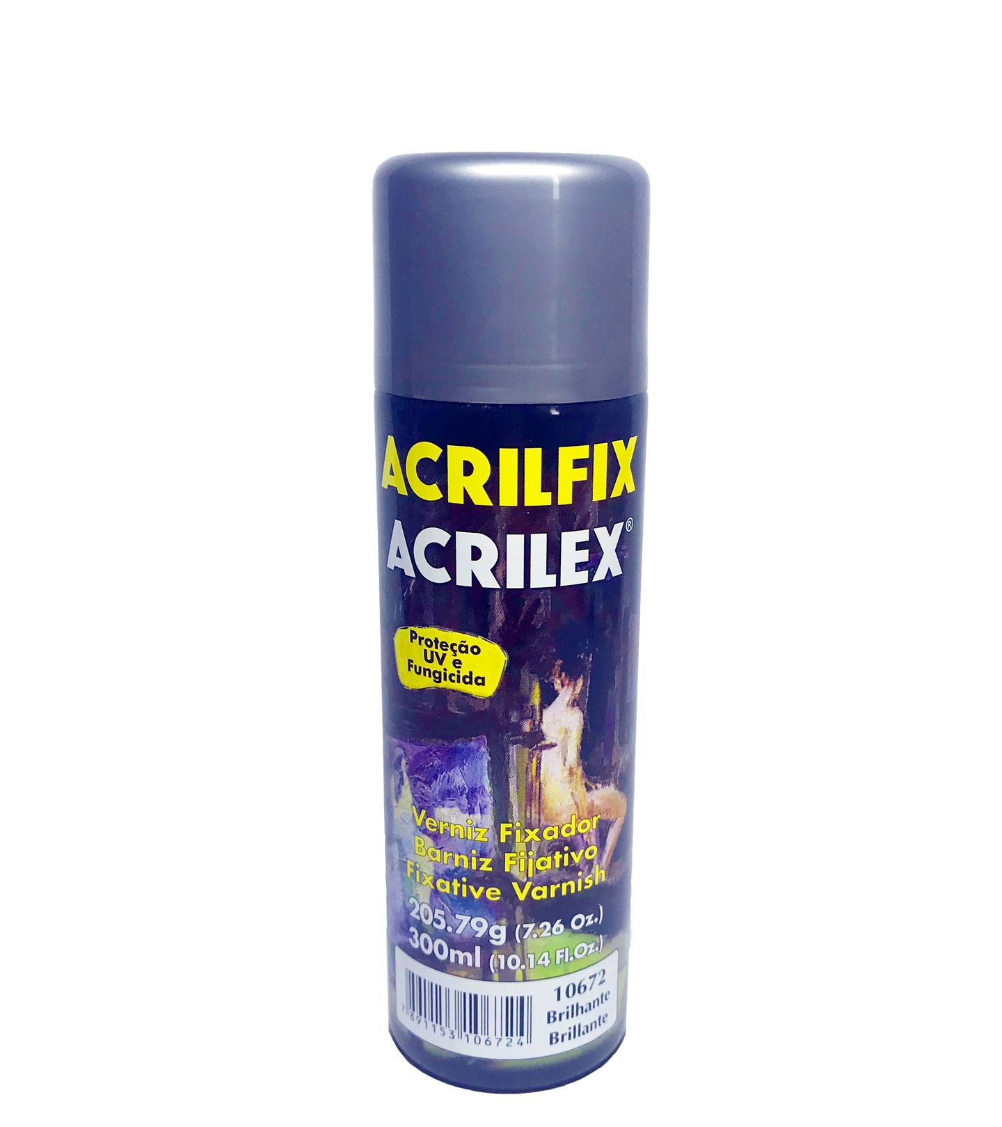Verniz Acrilex - Spray - 300 mL - Acrilfix - Brilhante