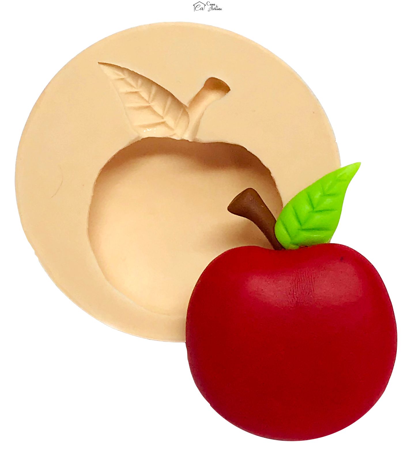 Molde de silicone - Maça - Grande - P526