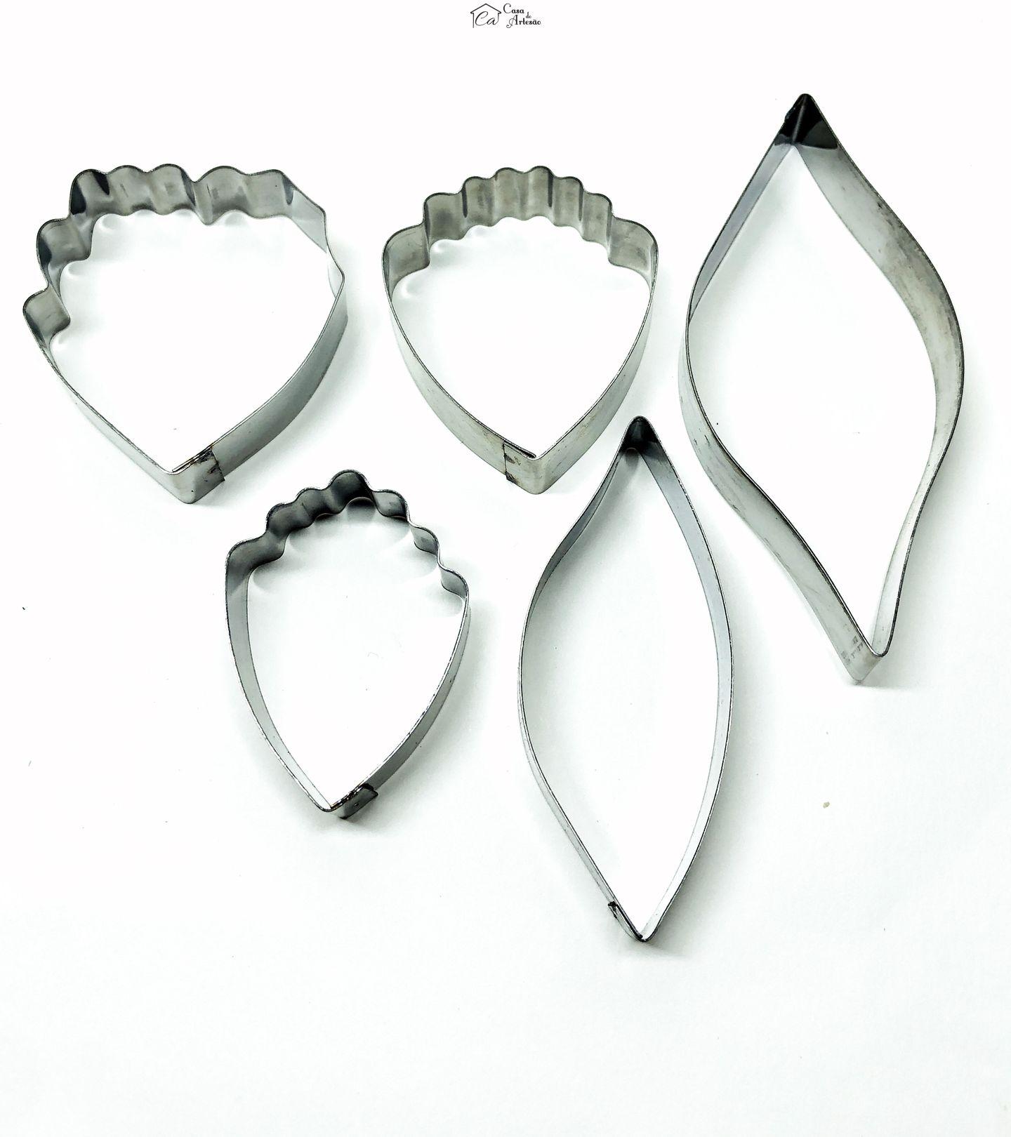 Cortador Aço - Flor Peonia 5 peça - E10