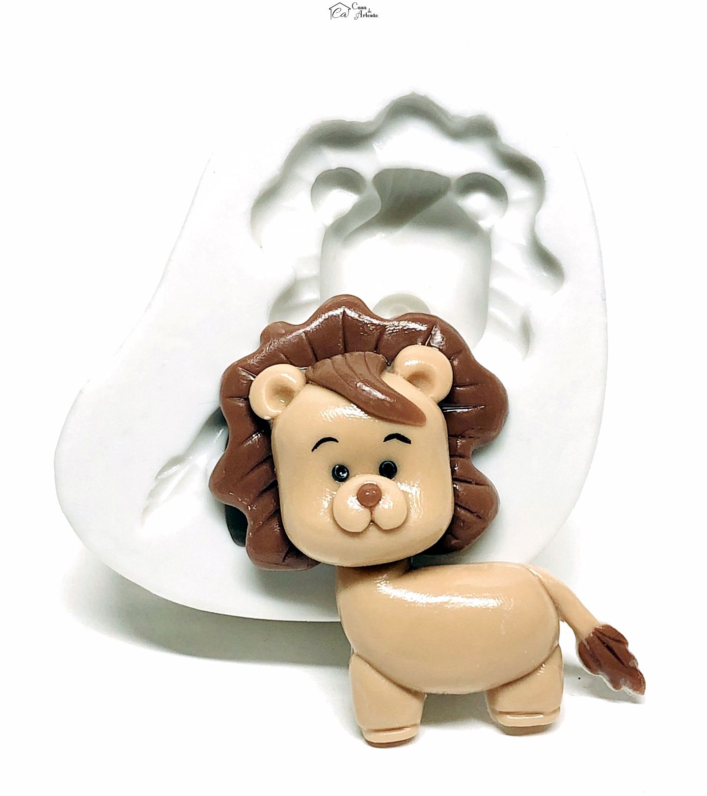 Molde de silicone - Leao - Grande - P1083