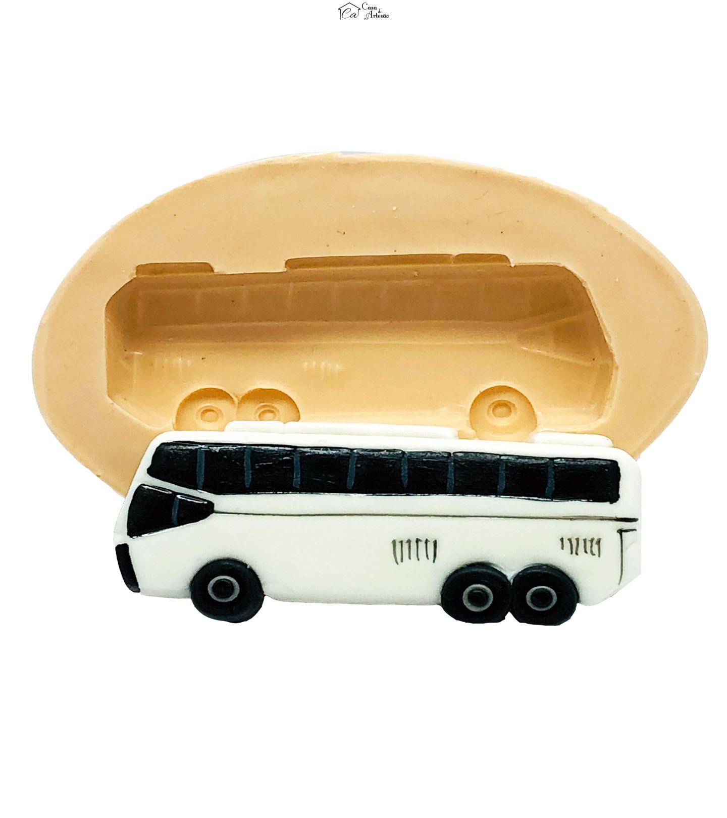 Molde de silicone - Meios de Transporte - Onibus - Pequeno - P779