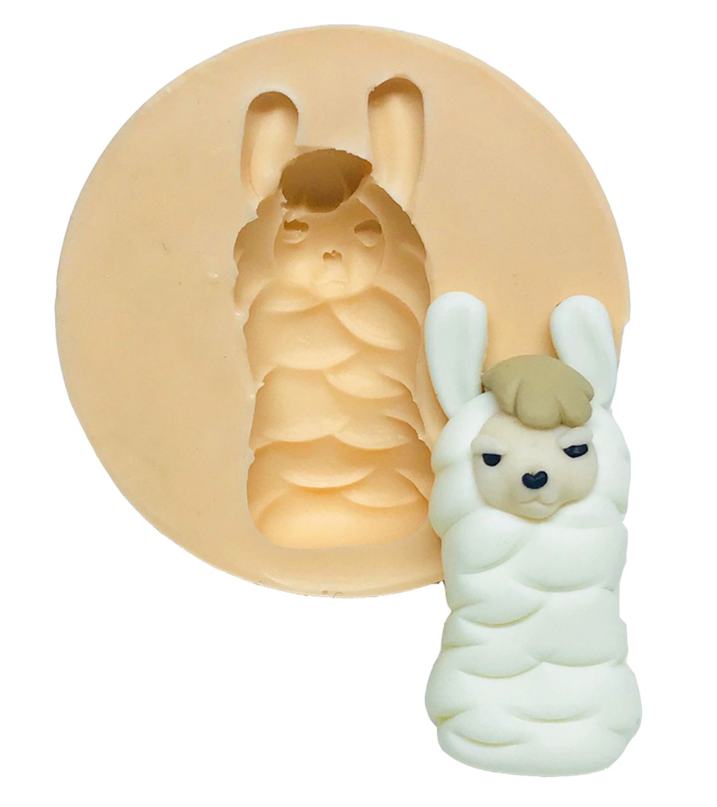 Molde de silicone - Lhama- Rosto Pequeno - P550