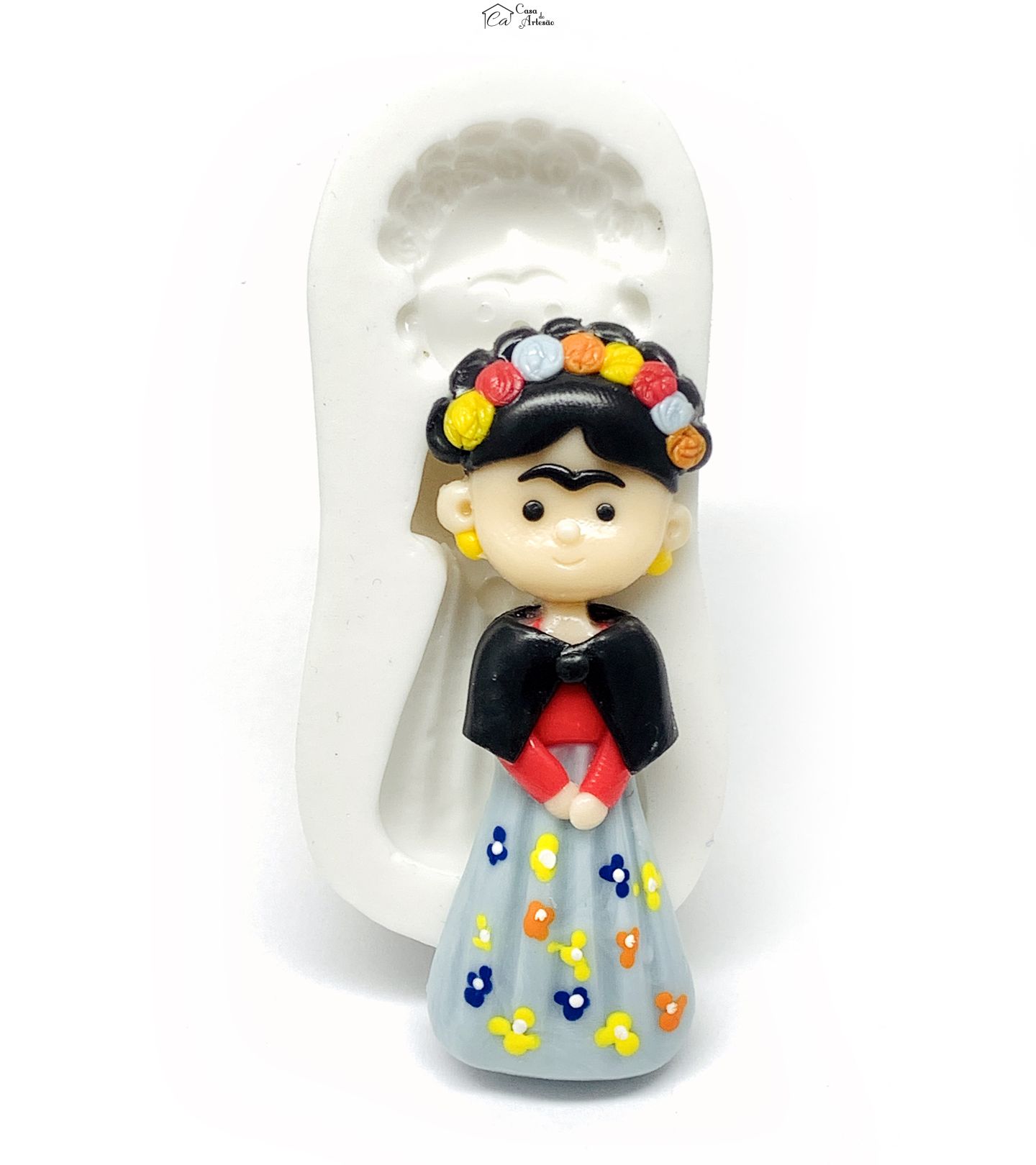 Molde de silicone - Feminismo - Frida Kahlo - Media - P1218