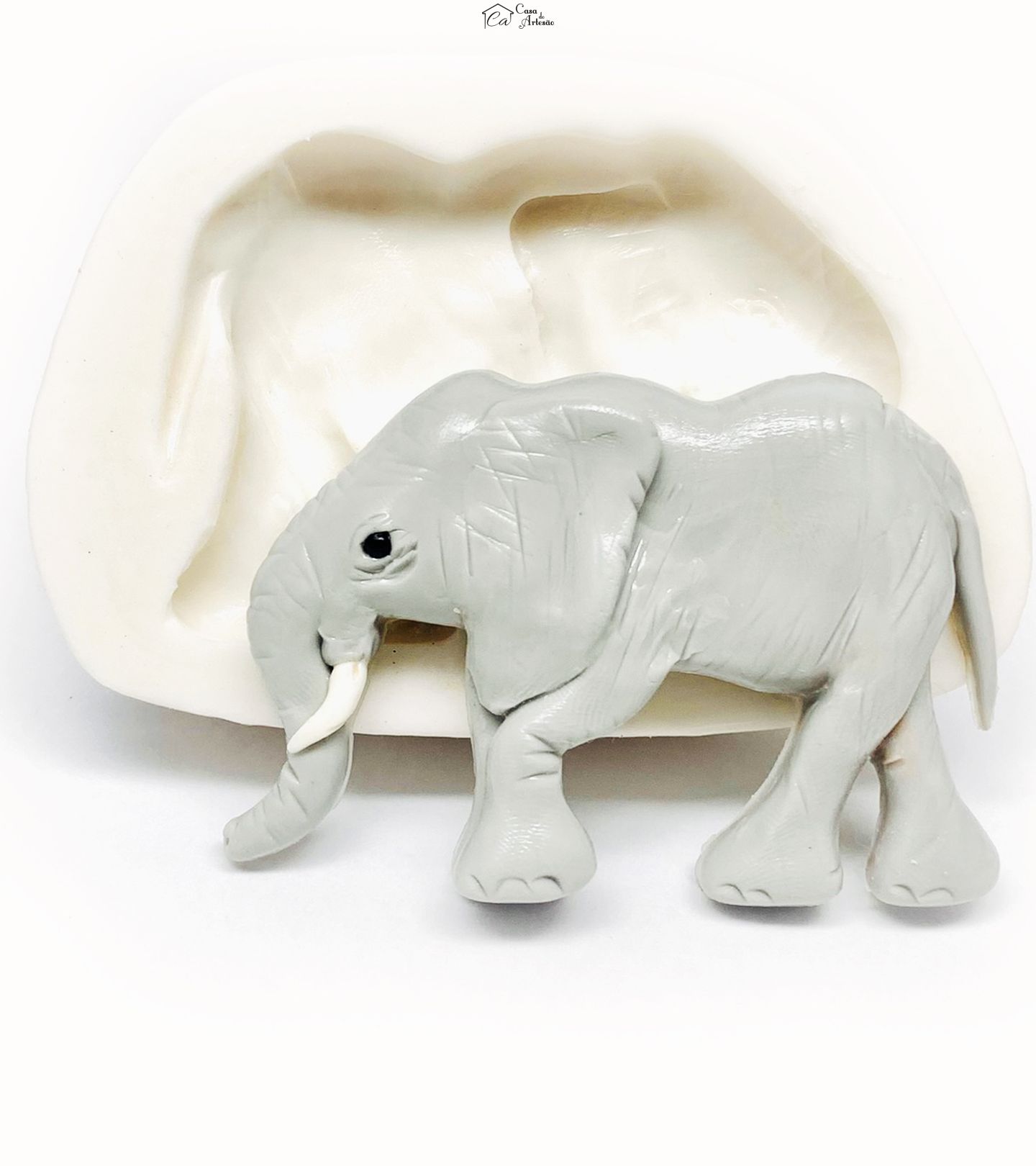 Molde de silicone - Elefante - Grande - P1174
