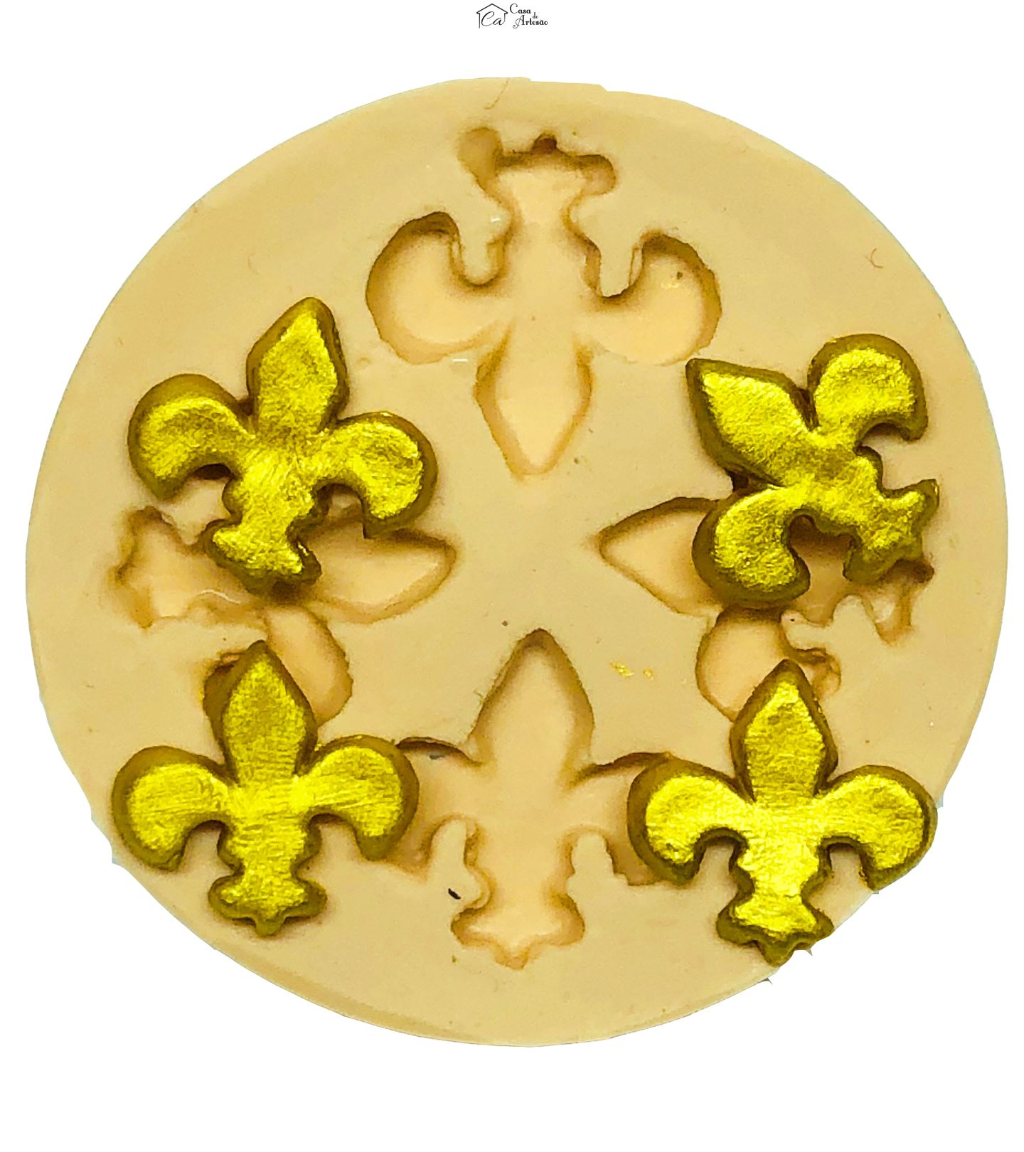 Molde de silicone - Flor de Liz - Mod.01