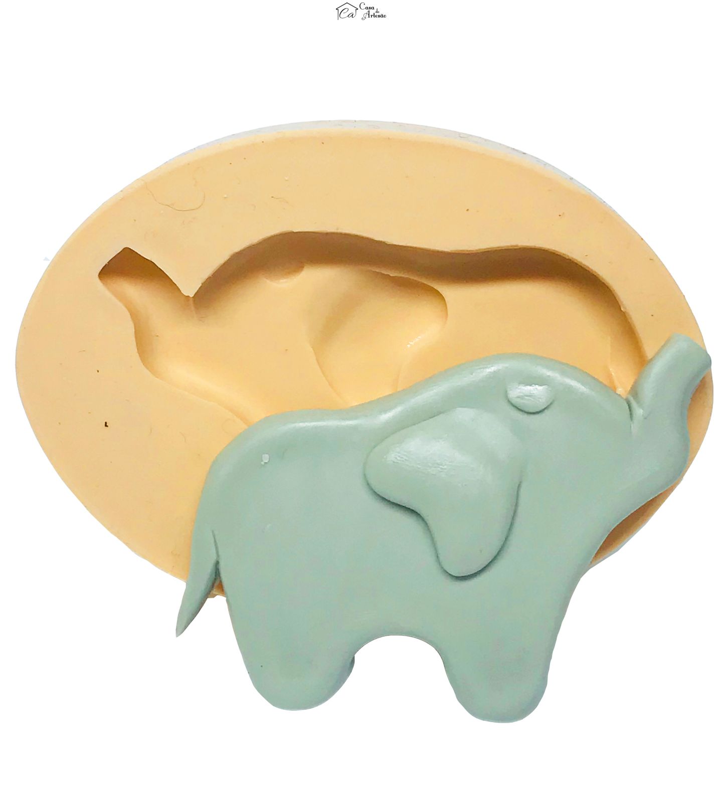Molde de silicone - Rei Leão - Sombra Elefante - Grande - P634