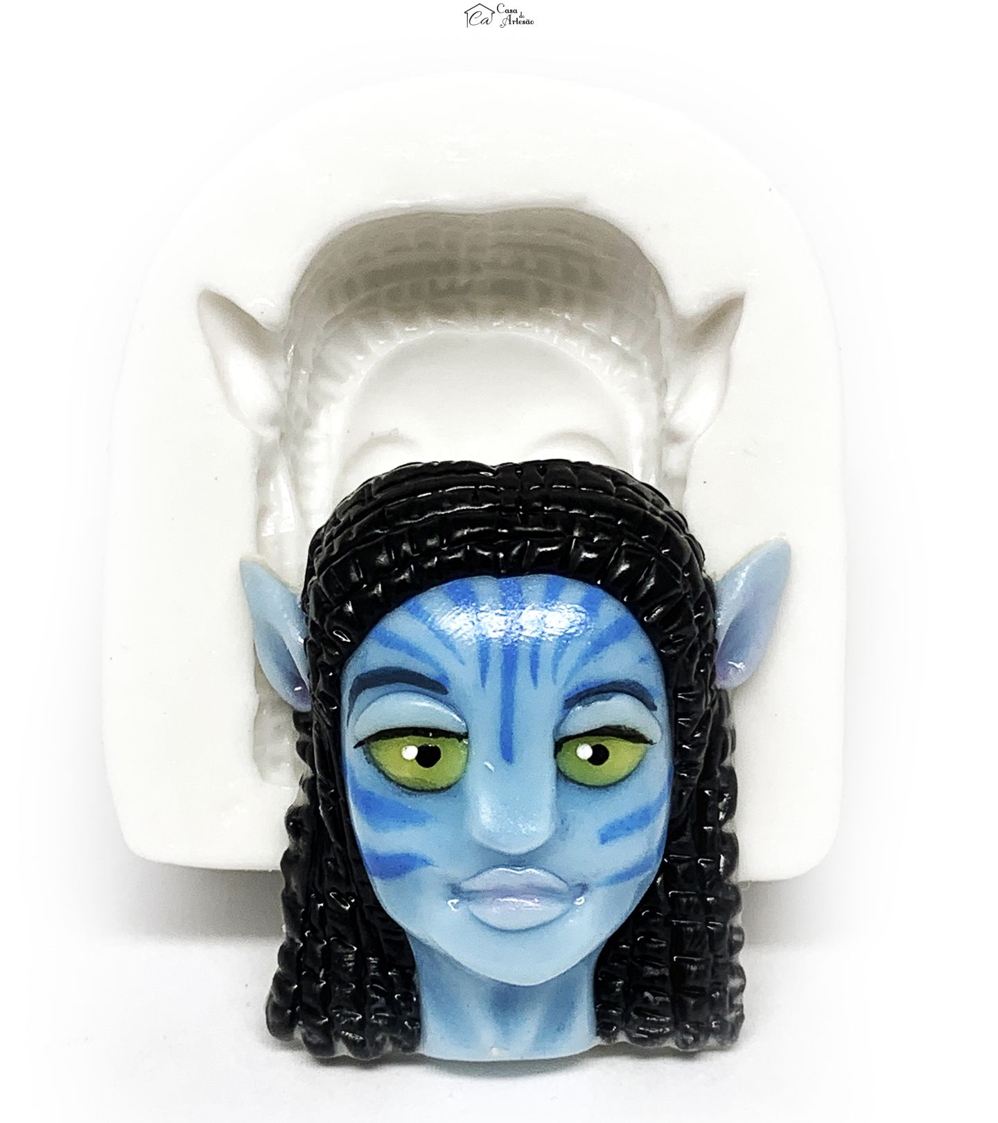 Molde de silicone - Avatar - Rosto Neytiri - Medio - P1182