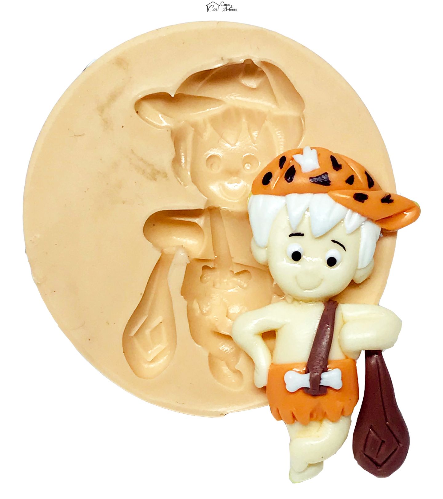 Molde de silicone - Flintstones - Bambam - Grande - P621