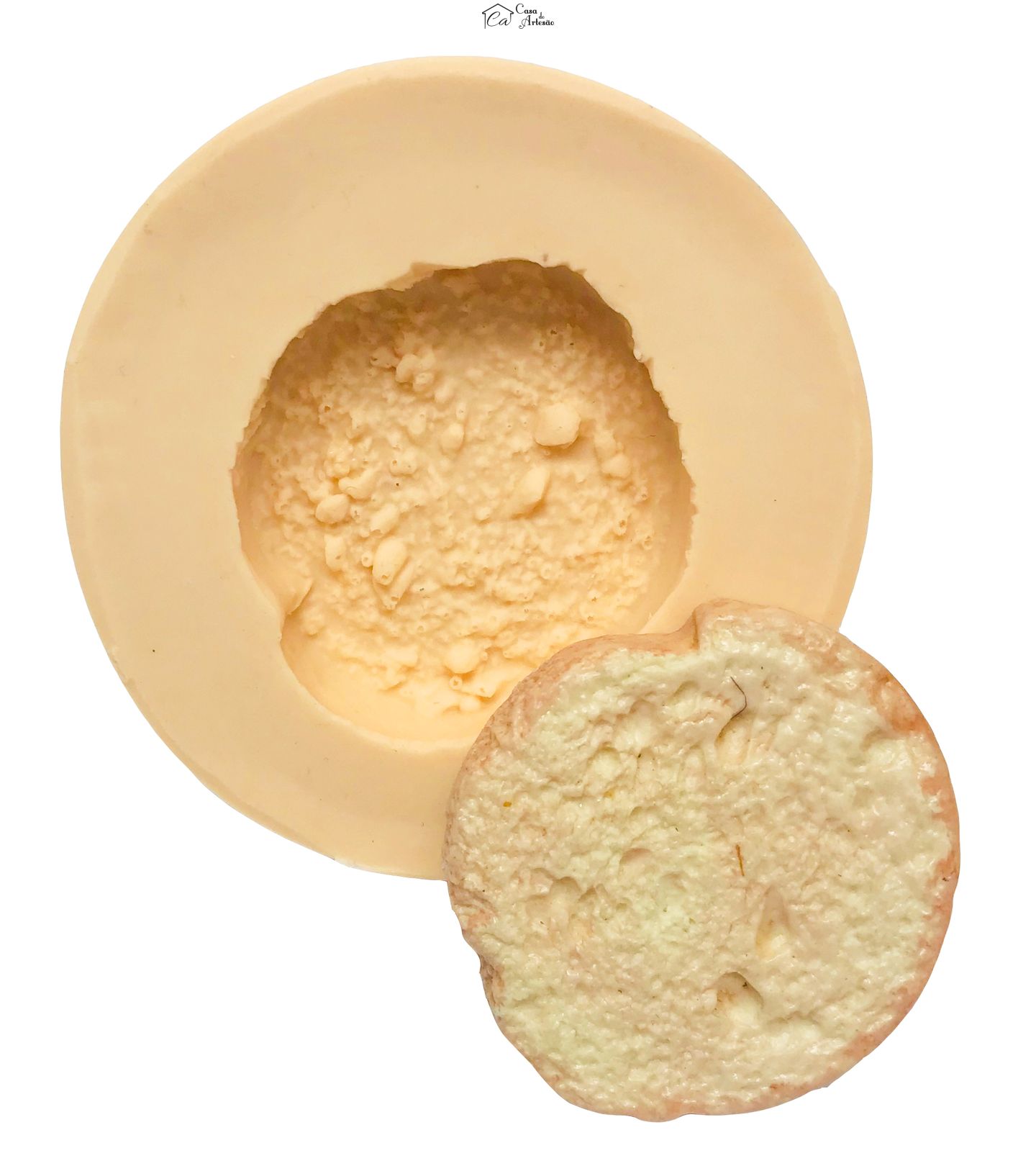 Molde de silicone - Torrada Redonda