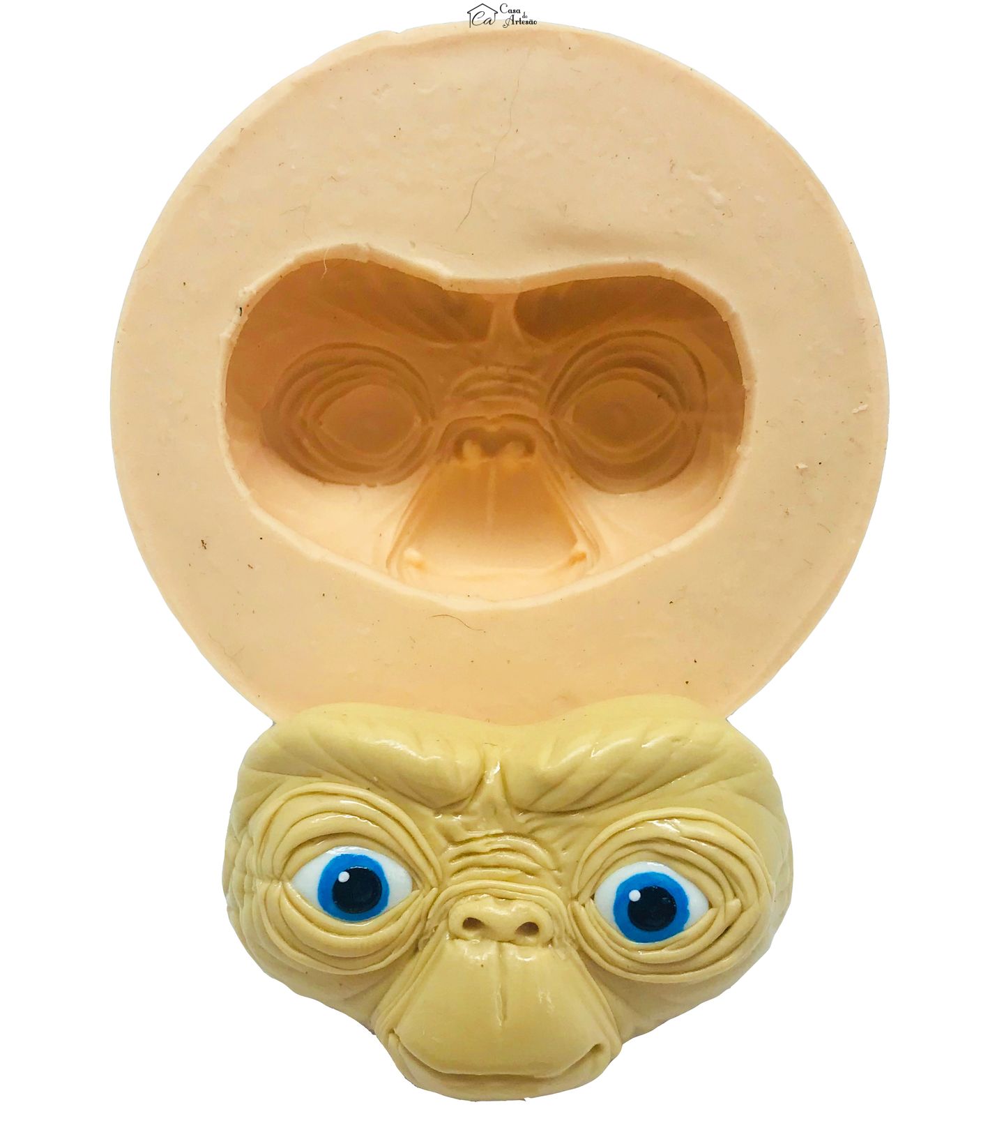 Molde de silicone - E.T. - Rosto ET - Grande - P494