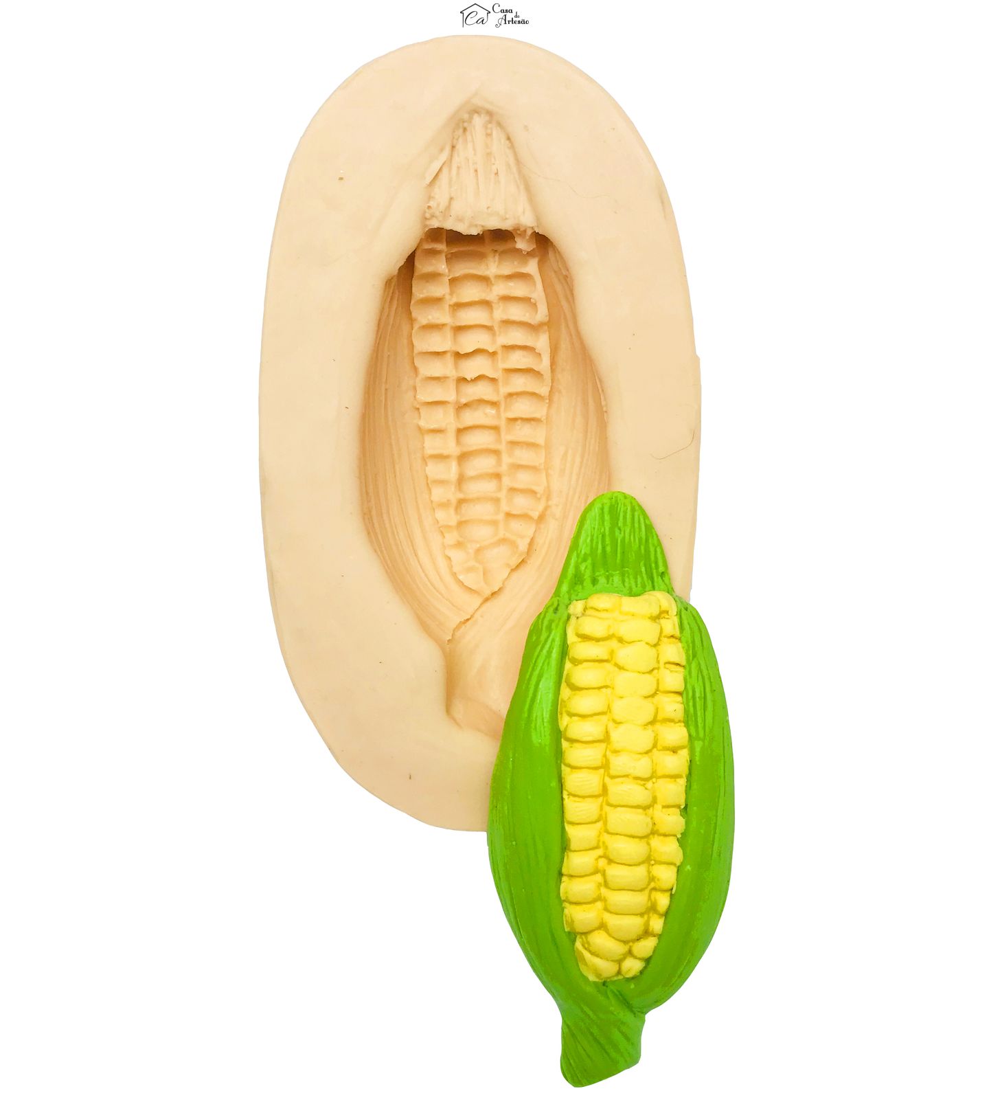 Molde de silicone - Milho Grande c/ Casca