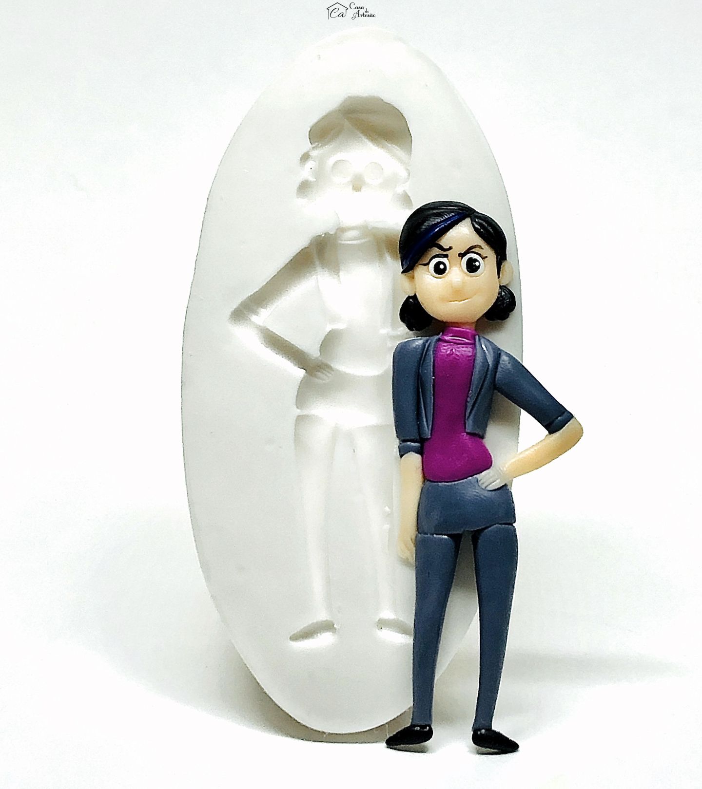 Molde de silicone - Caçadores de Trolls - Clara - Pequena - P958