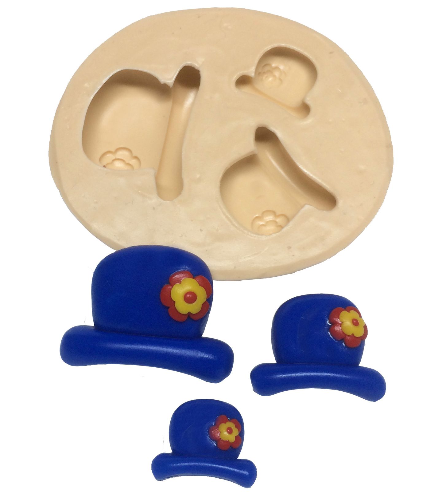 Molde de silicone - Patati Patata - Chapeu Patati - P233