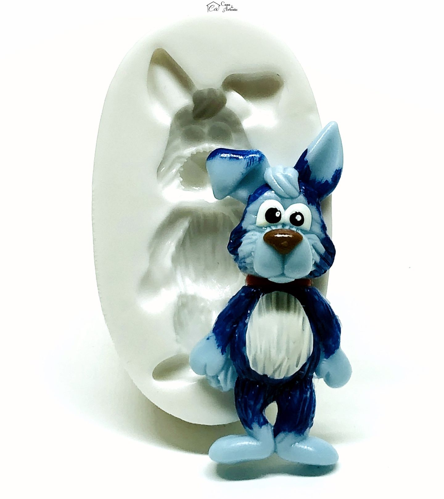 Molde de silicone - Vai Cachorro, Vai - Scoochi - Grande - P1004