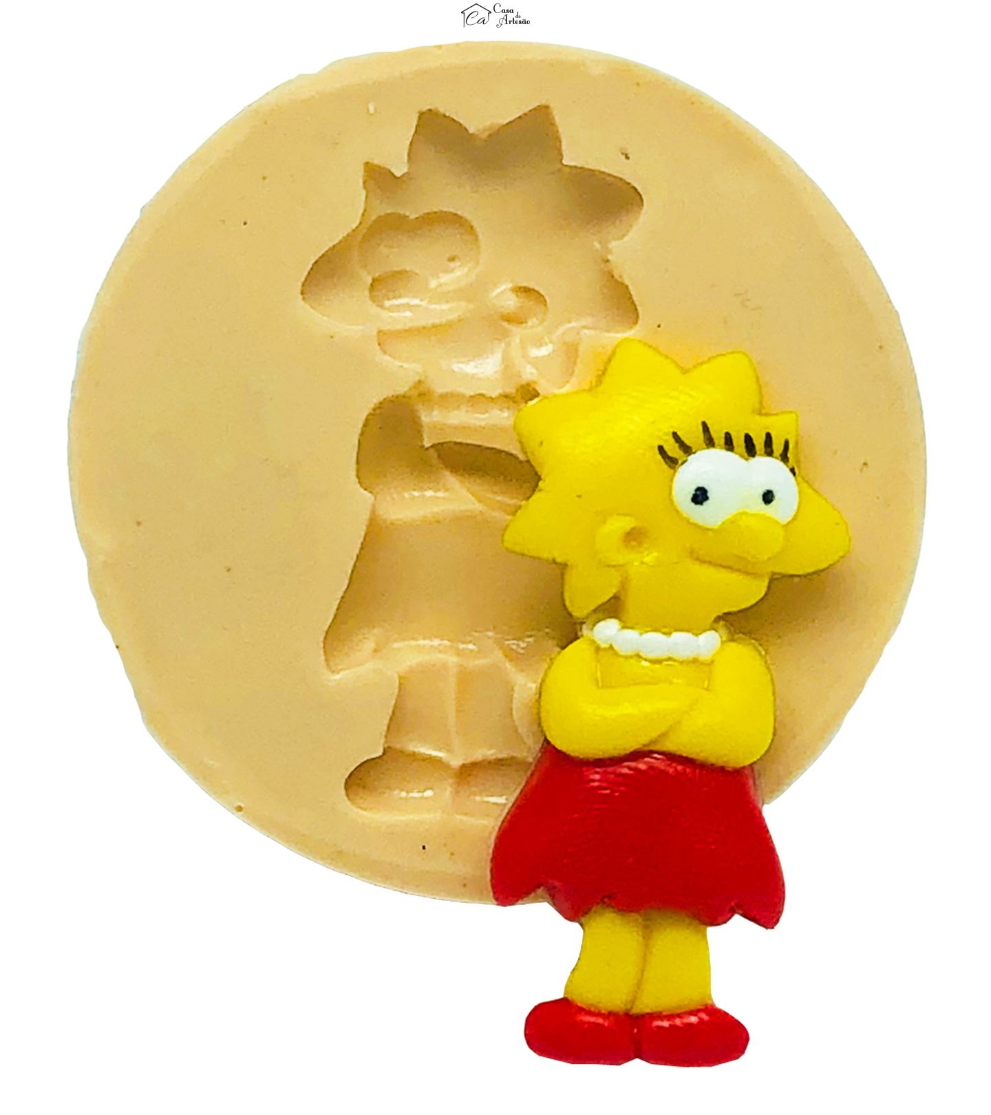 Molde de silicone - Simpsons - Lisa - Pequena - P835